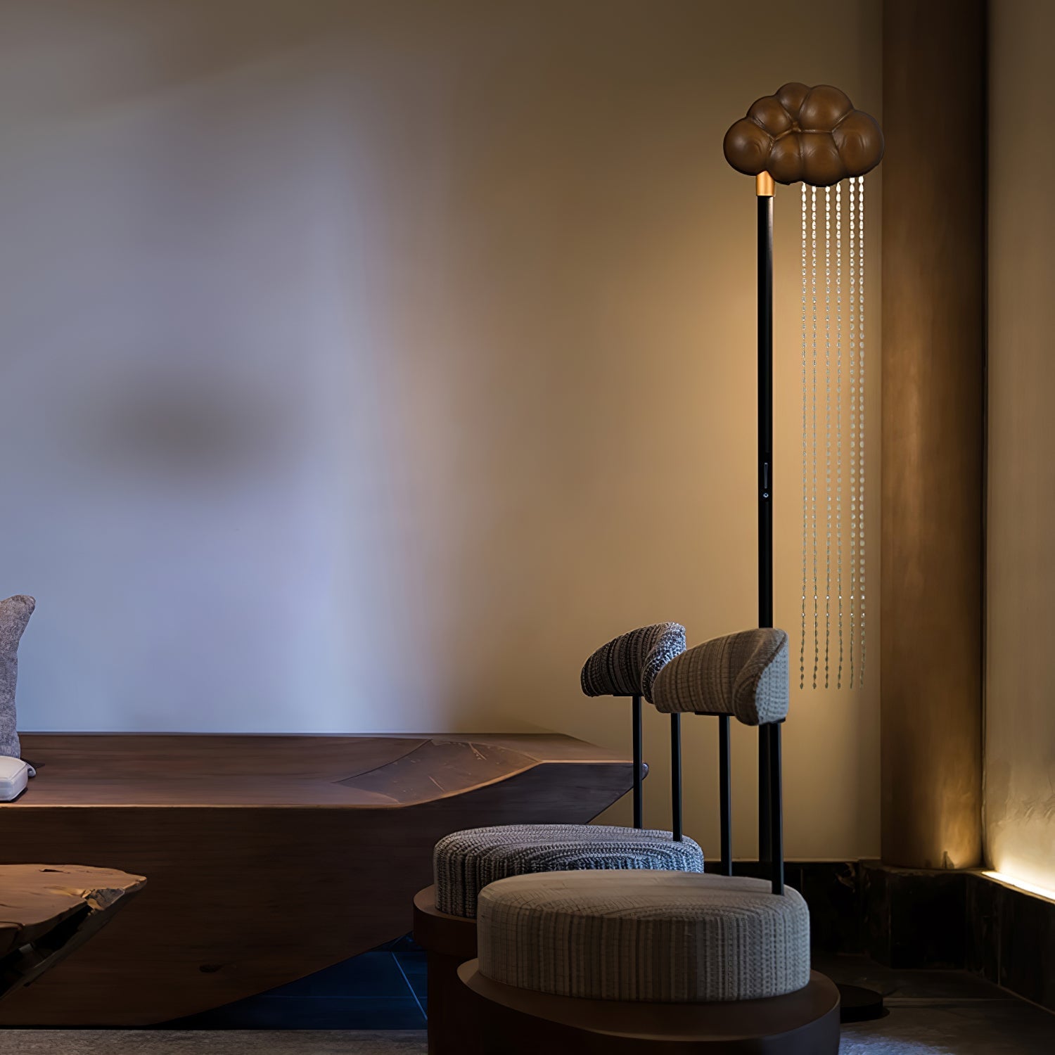 Orinyra Cloud-shaped Bronze Floor Lamp - Letslighting