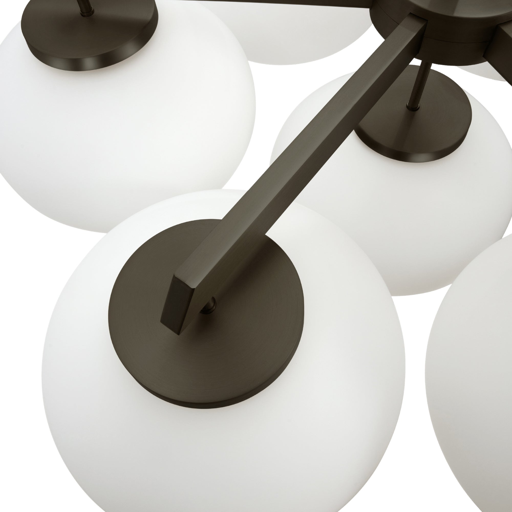 Edge Premium Elegance Brass Glass Chandelier - Letslighting