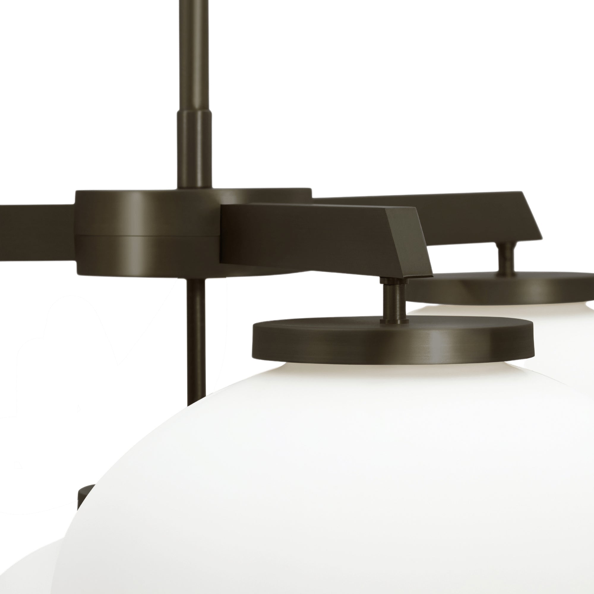 Edge Premium Elegance Brass Glass Chandelier - Letslighting