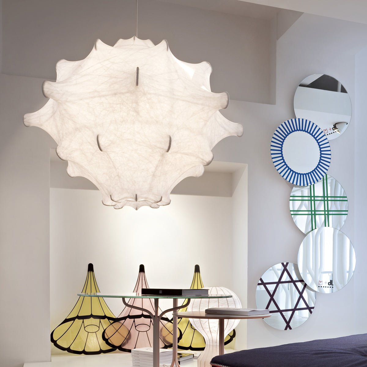 Lumina Contemporary Silk Pendant Lamp - Letslighting