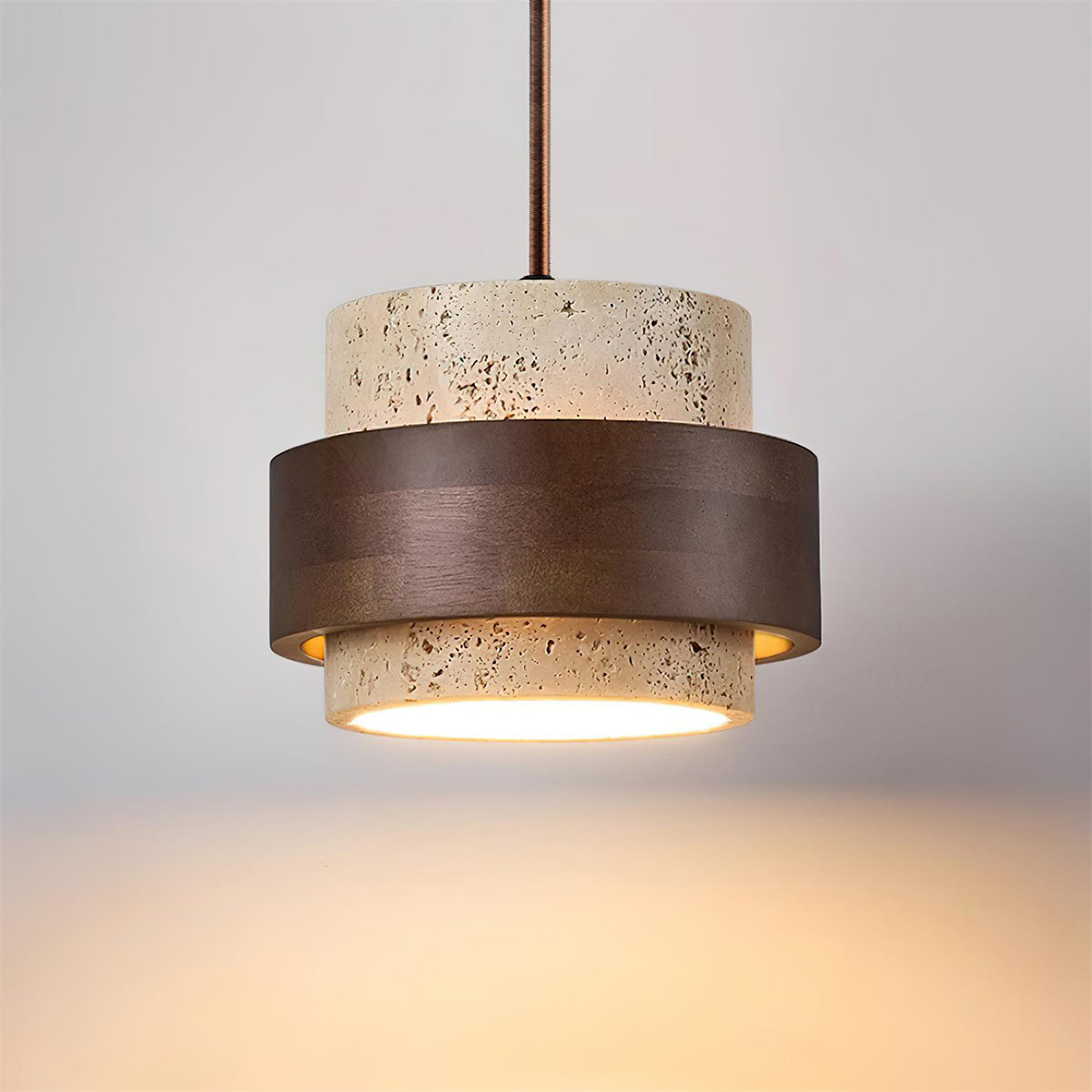 Ritta Pendant Light Travertine - Letslighting