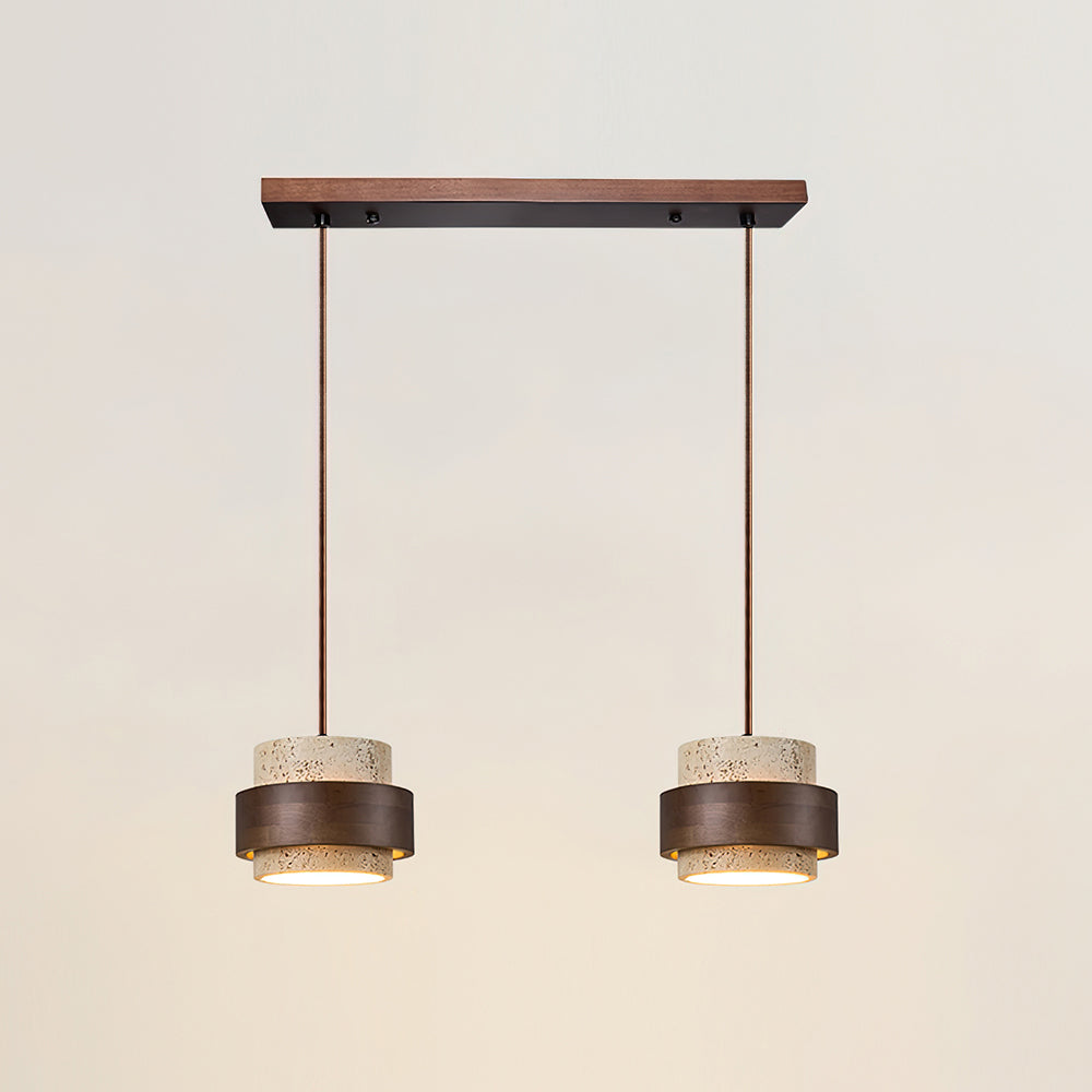 Ritta Pendant Light Travertine - Letslighting