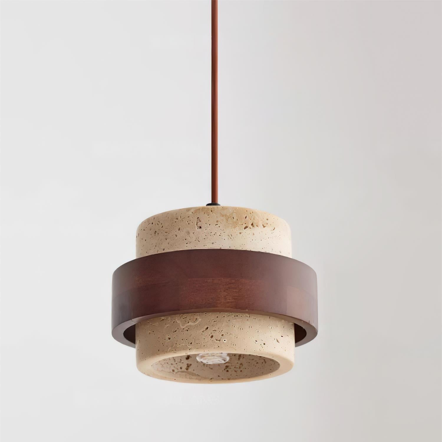 Ritta Pendant Light Travertine - Letslighting