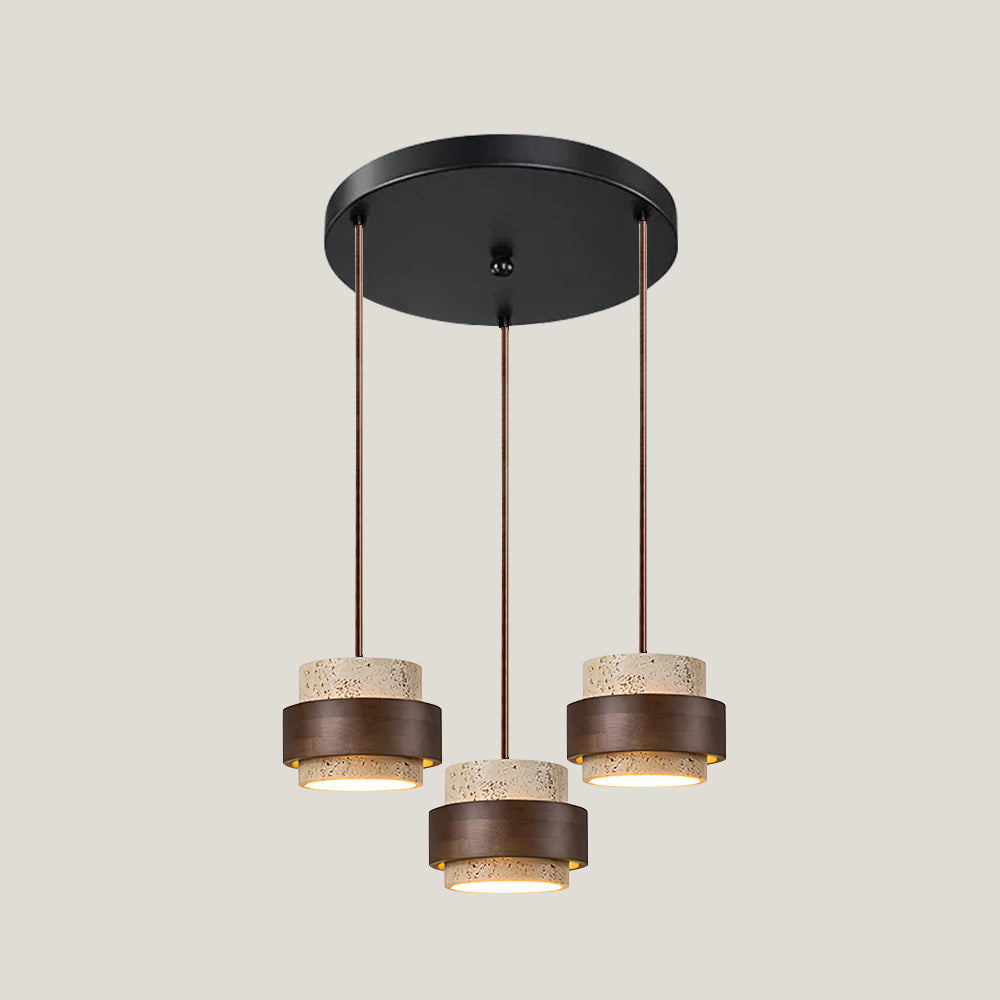 Ritta Pendant Light Travertine - Letslighting