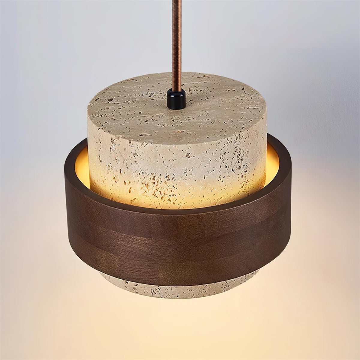 Ritta Pendant Light Travertine - Letslighting