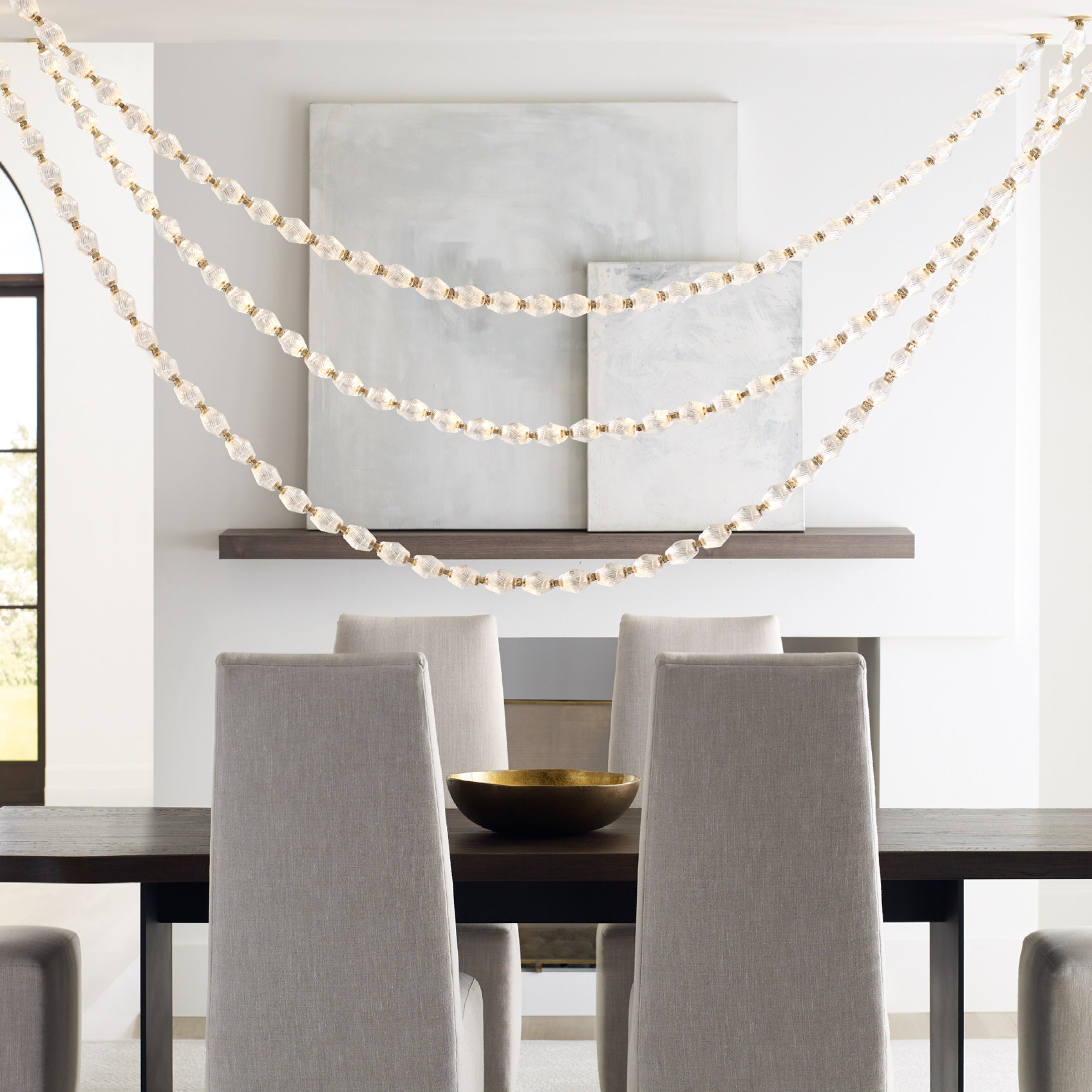 Karma Modern Minimalist Glass Chandelier - Letslighting