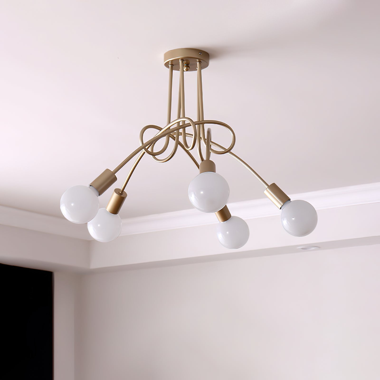 Oasis Art Unique Sputnik Glass Ceiling Lamp - Letslighting