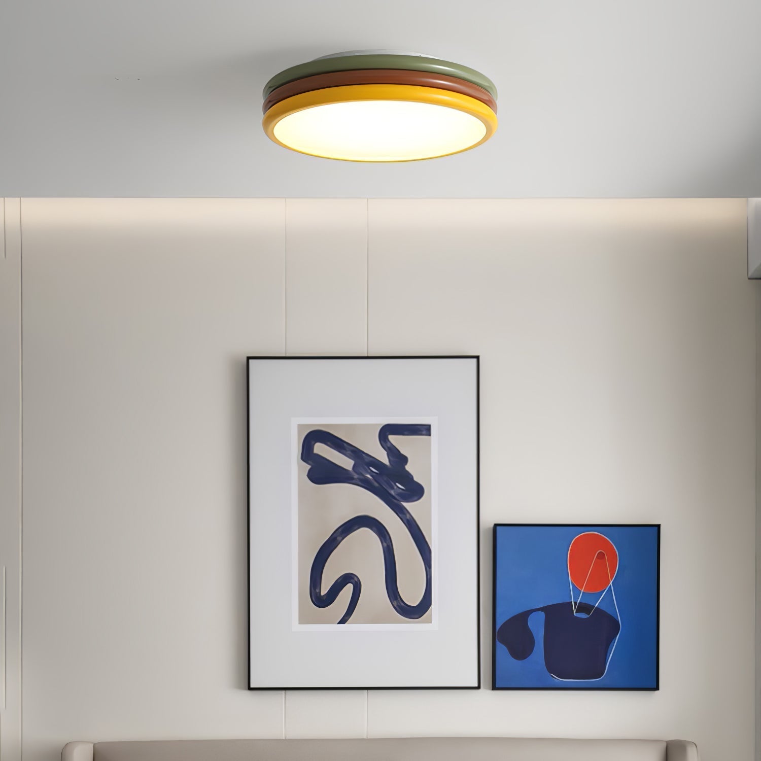 Comareth Unique Art Color Stack Ceiling Lamp - Letslighting