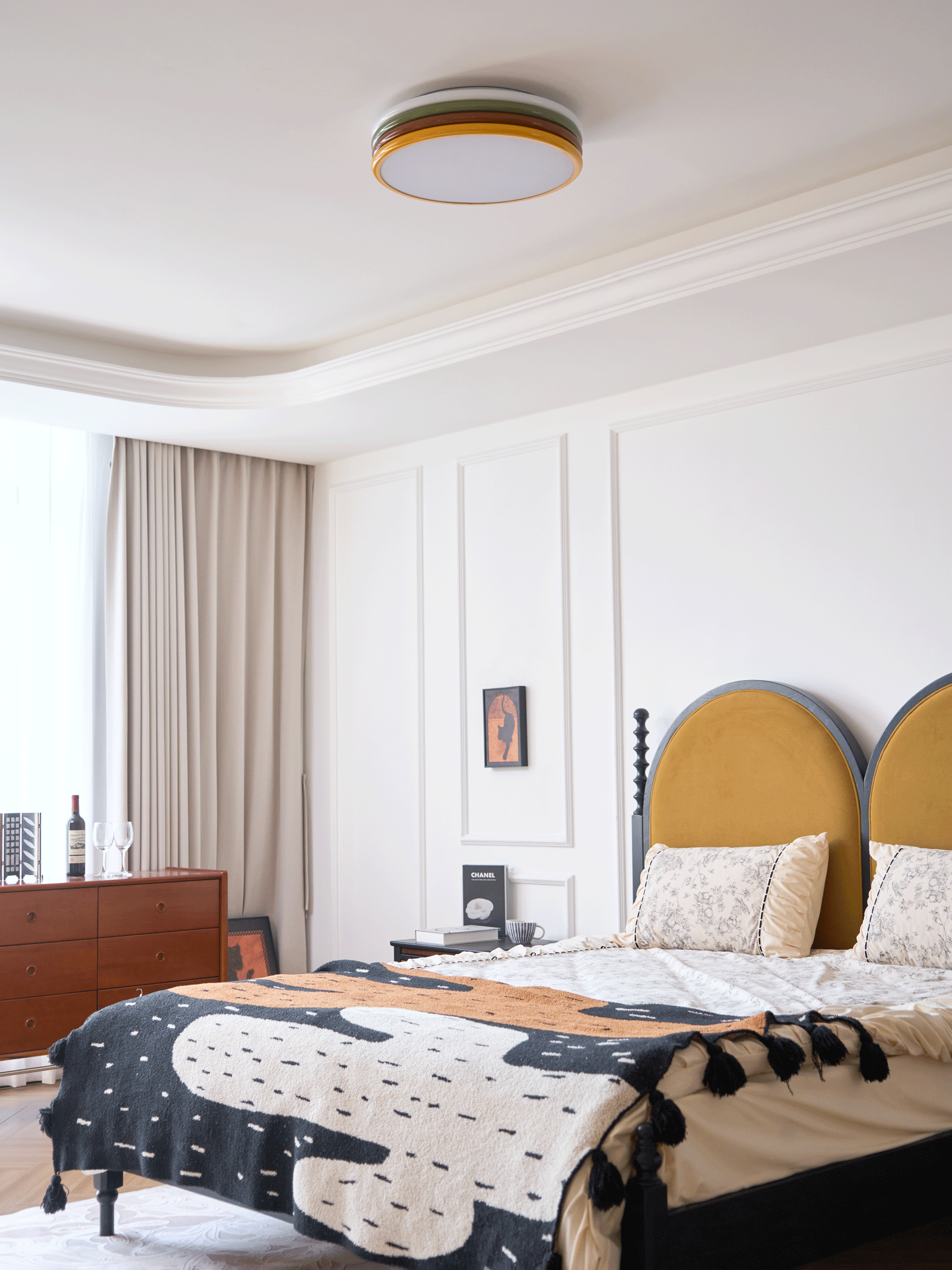 Comareth Unique Art Color Stack Ceiling Lamp - Letslighting