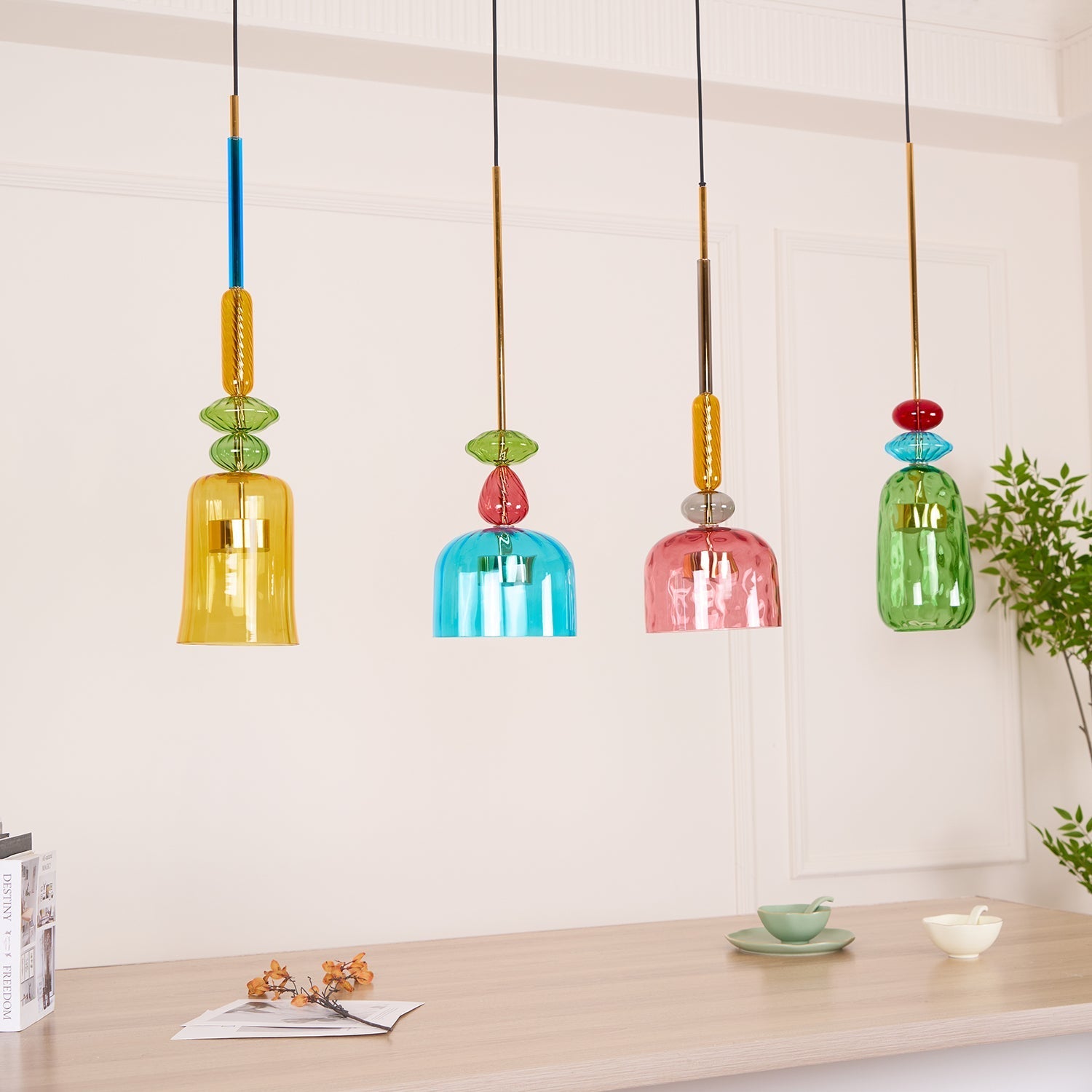 Muse Bohemian Glass Pendant Lamp - Letslighting