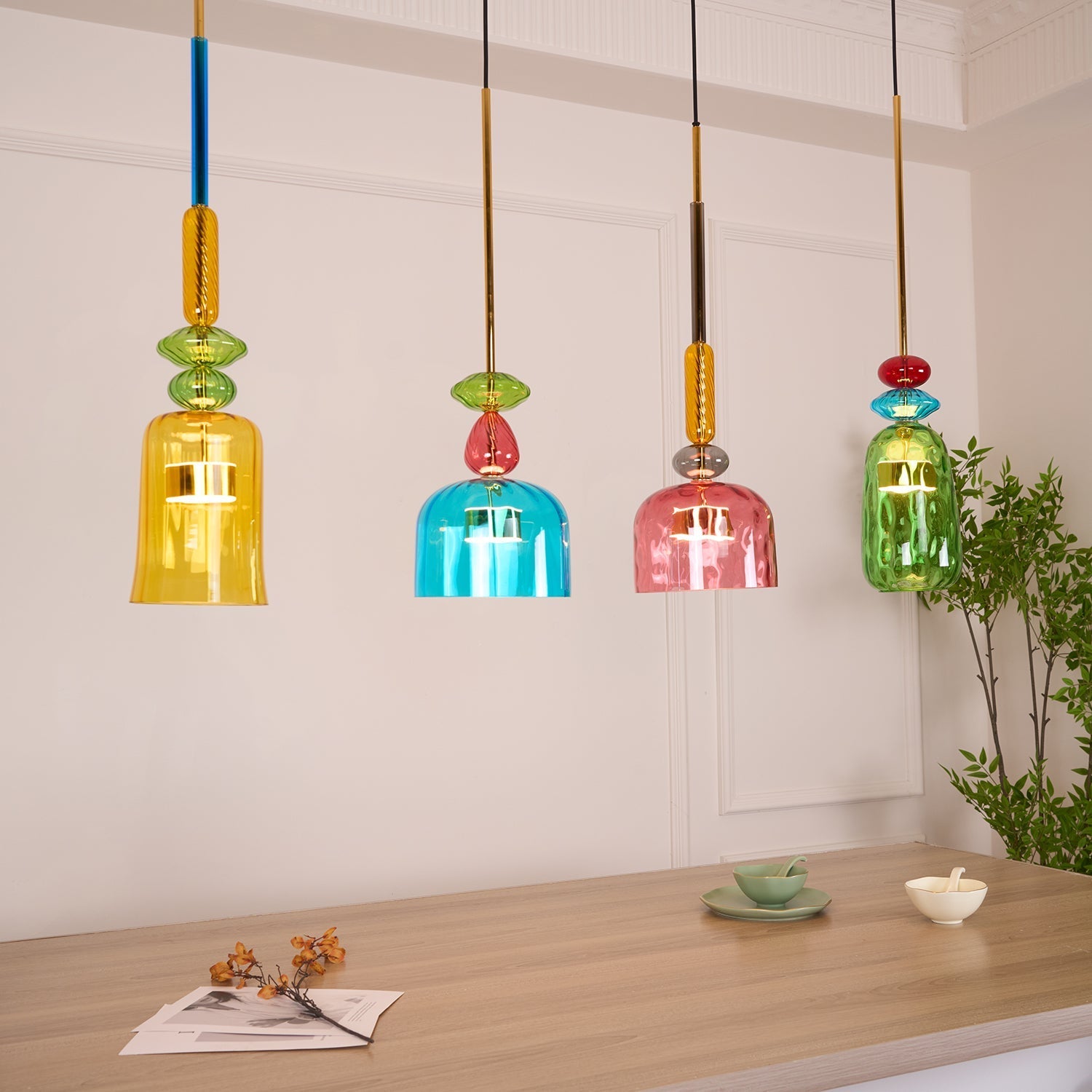 Muse Bohemian Glass Pendant Lamp - Letslighting