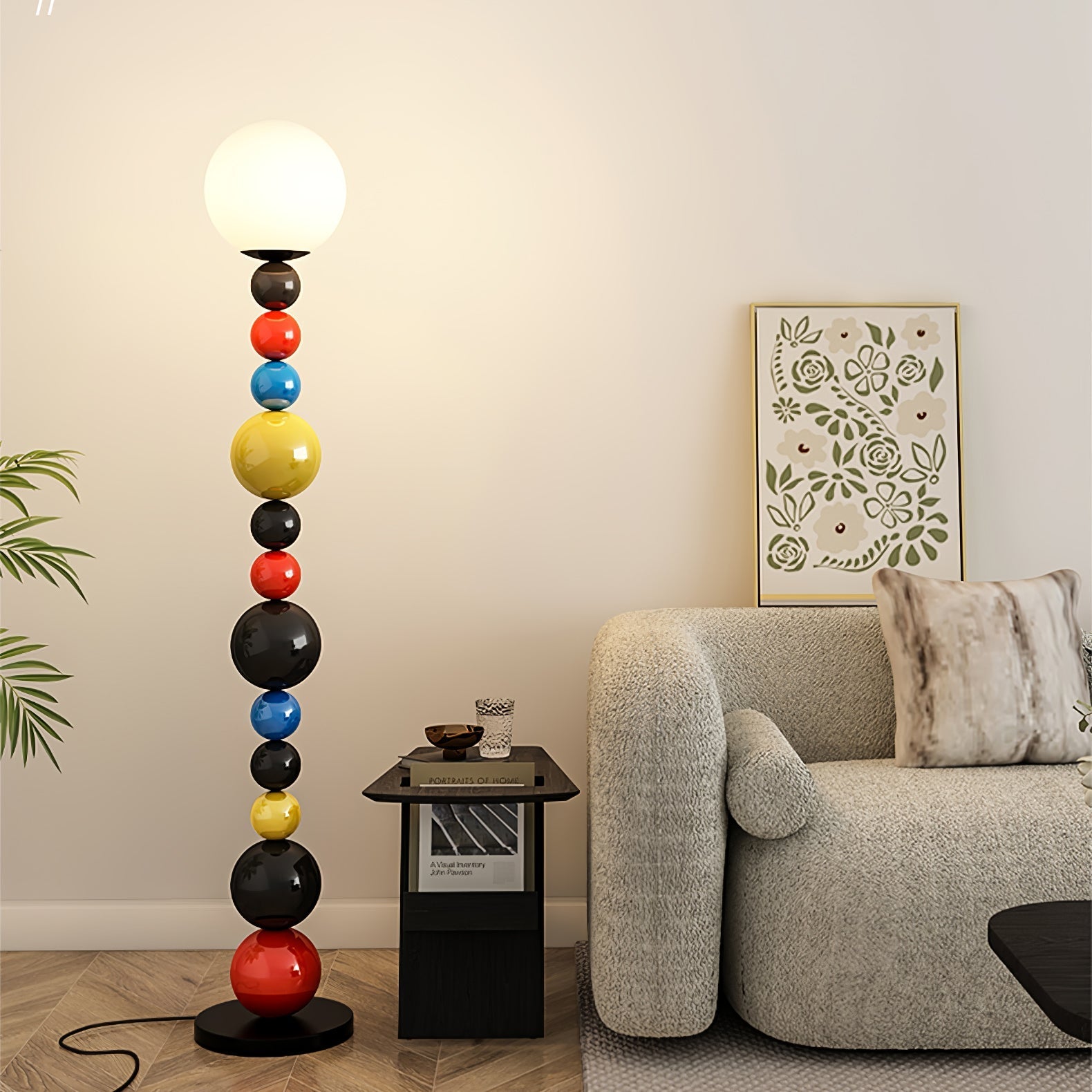 Zoriel Glass Artistic Floor Lamp - Letslighting