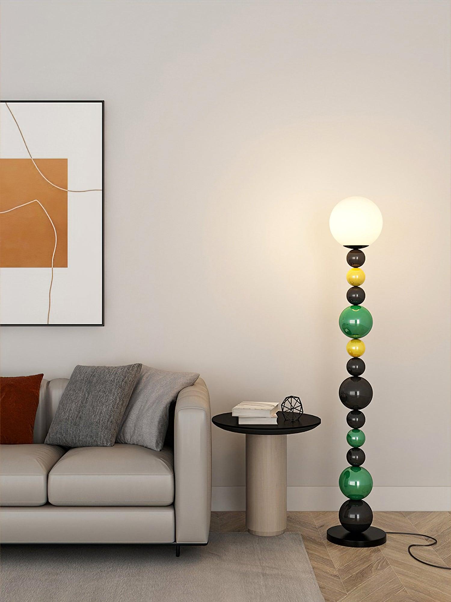 Zoriel Glass Artistic Floor Lamp - Letslighting