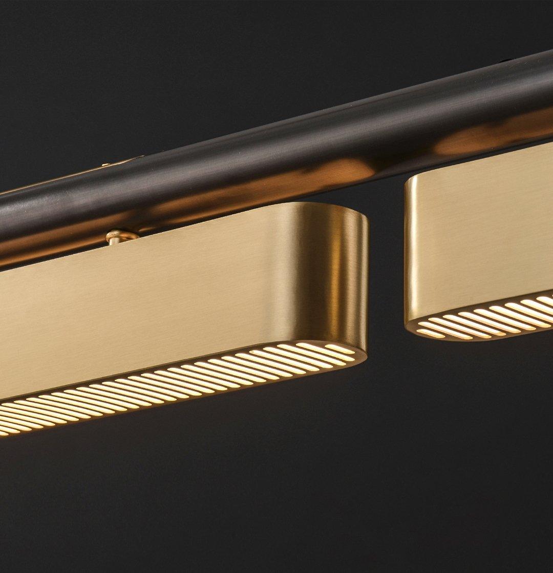 Elarain Brass Minimalist Pendant Light - Letslighting