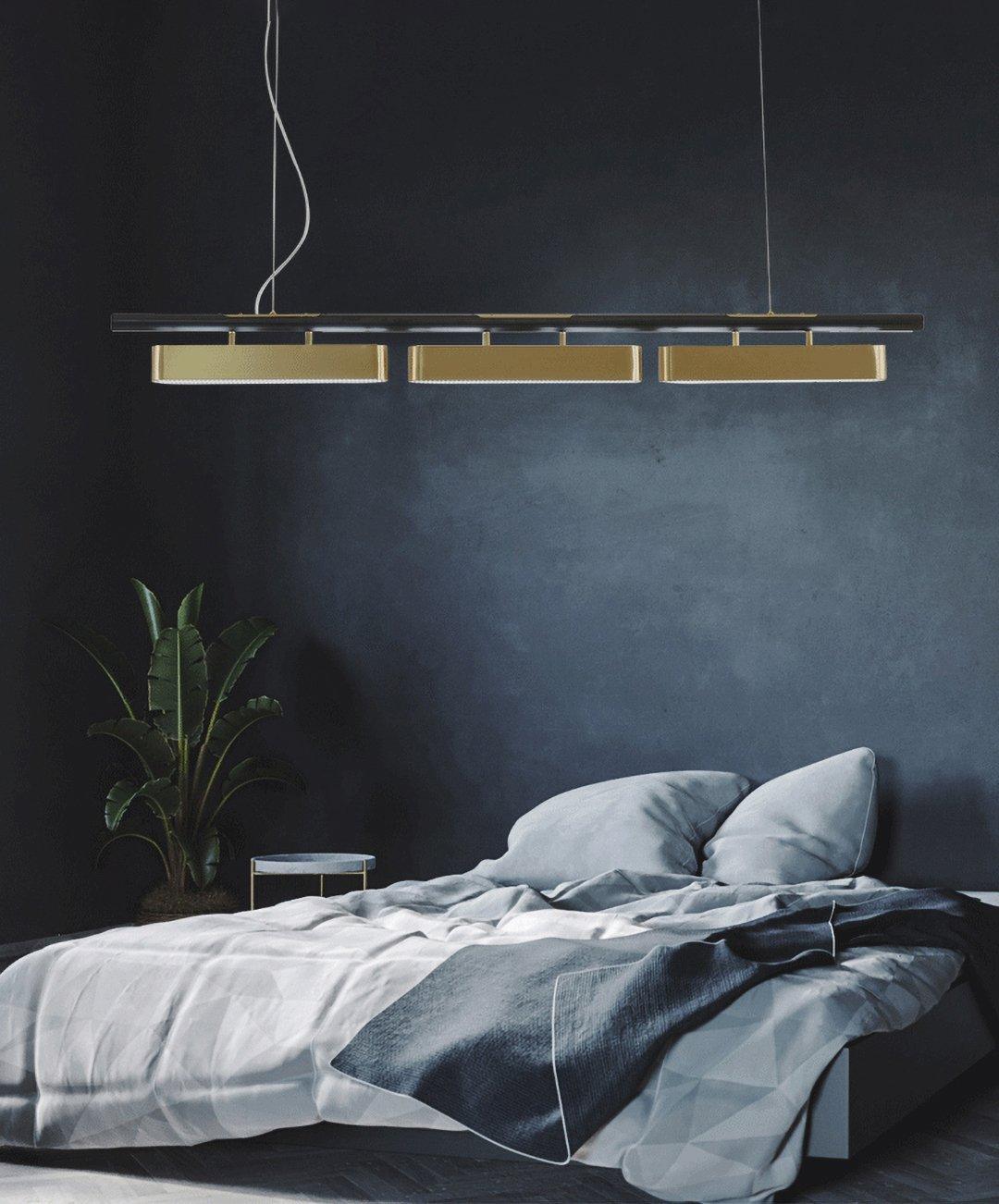 Elarain Brass Minimalist Pendant Light - Letslighting