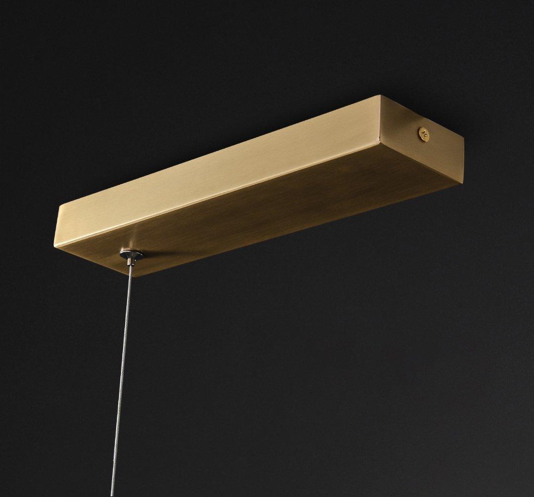 Elarain Brass Minimalist Pendant Light - Letslighting