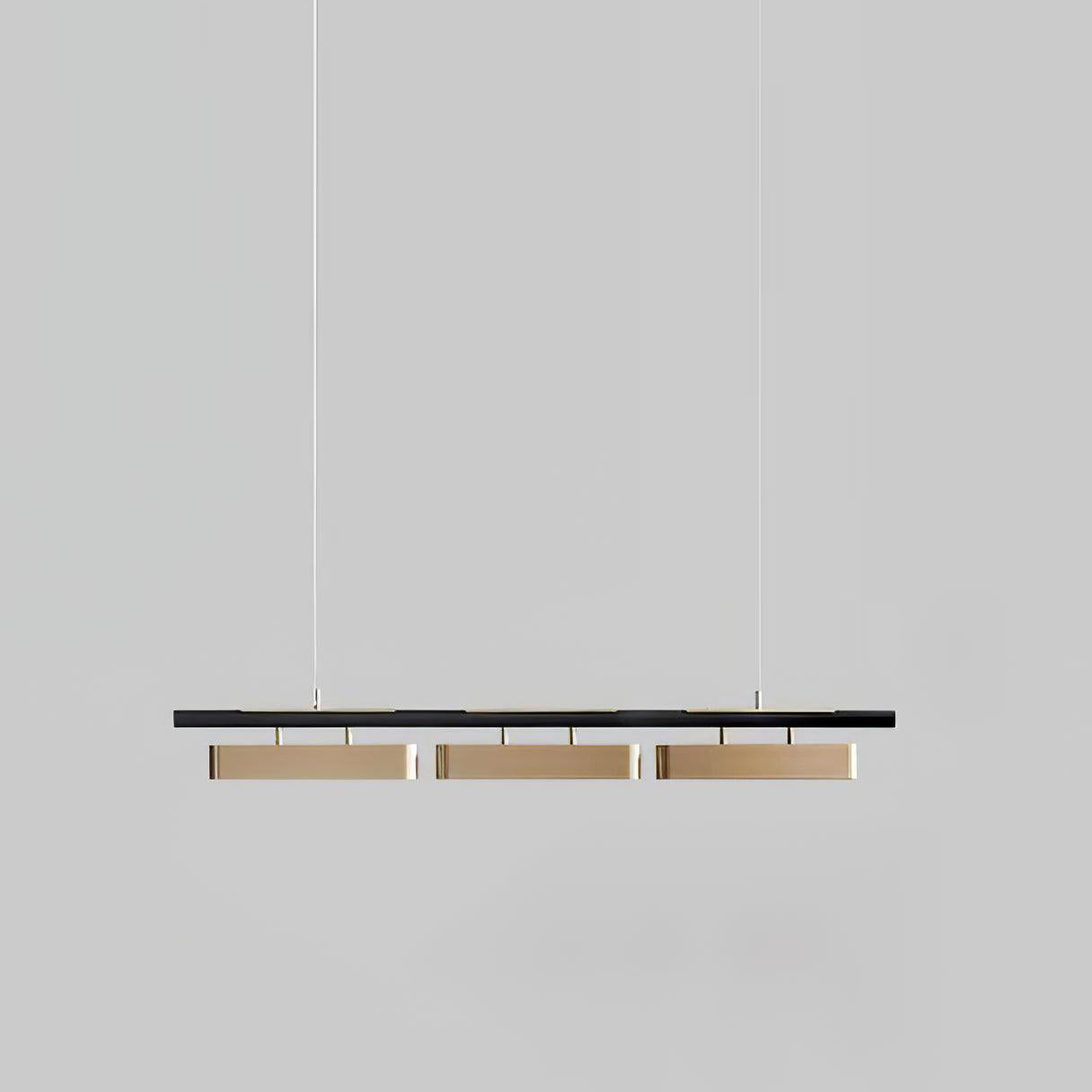 Elarain Brass Minimalist Pendant Light - Letslighting