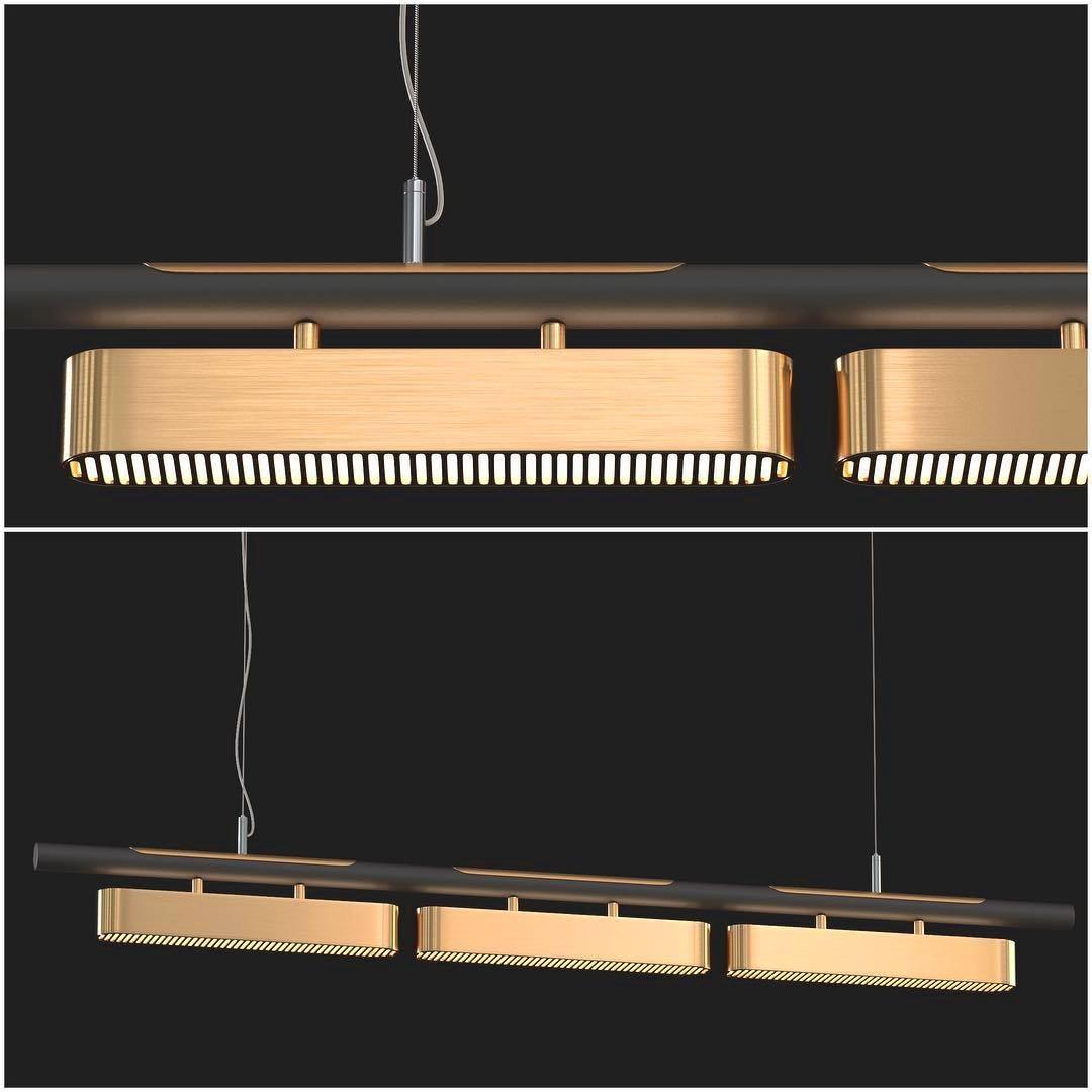 Elarain Brass Minimalist Pendant Light - Letslighting