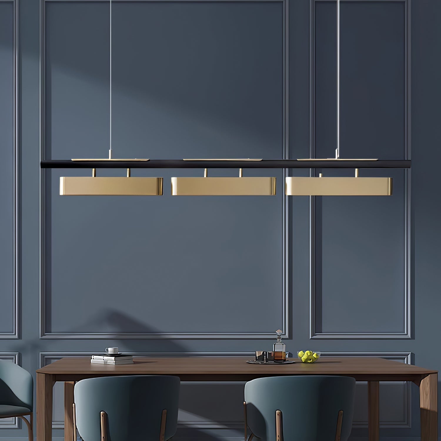 Elarain Brass Minimalist Pendant Light - Letslighting