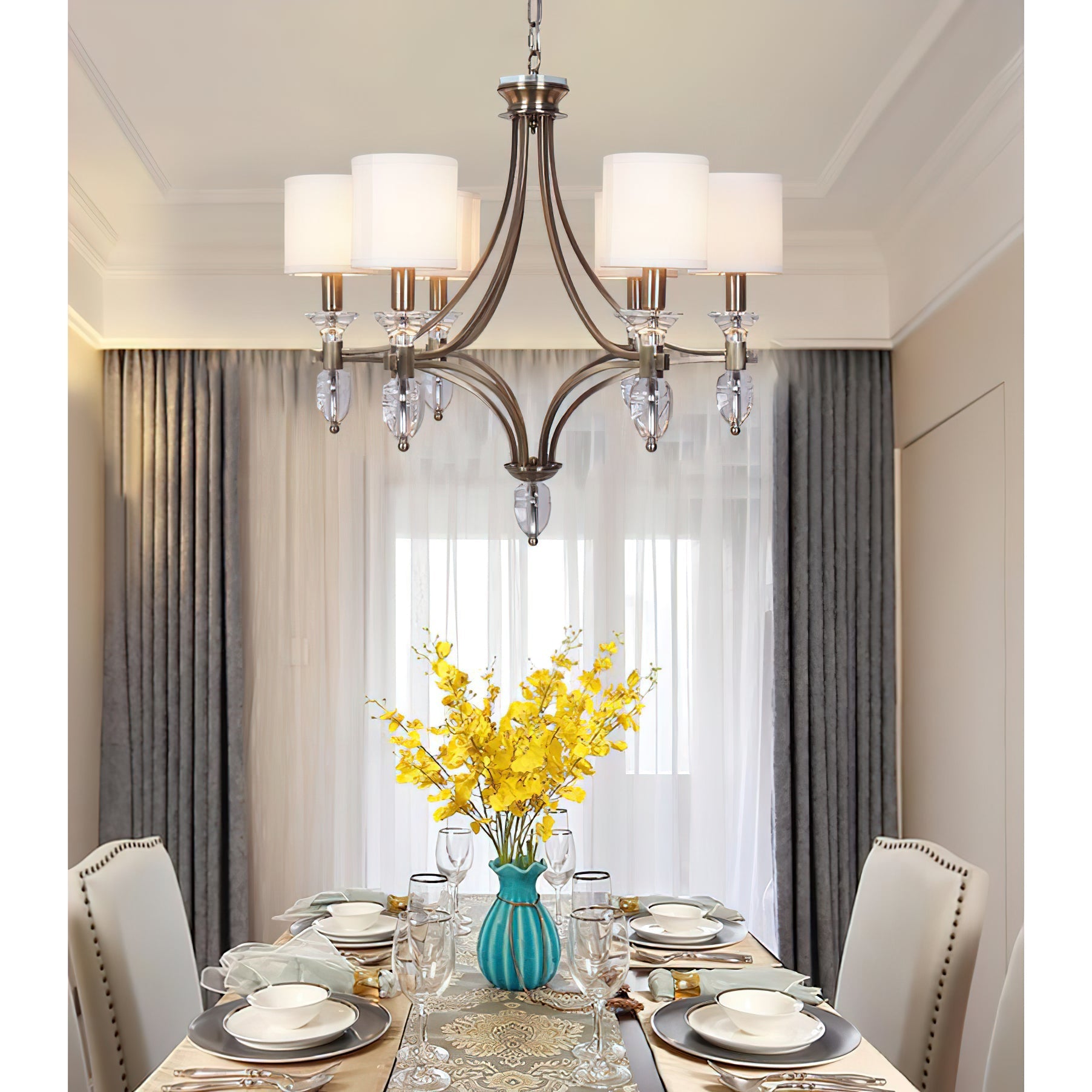 Rift Vintage Luxury Glass Chandelier - Letslighting
