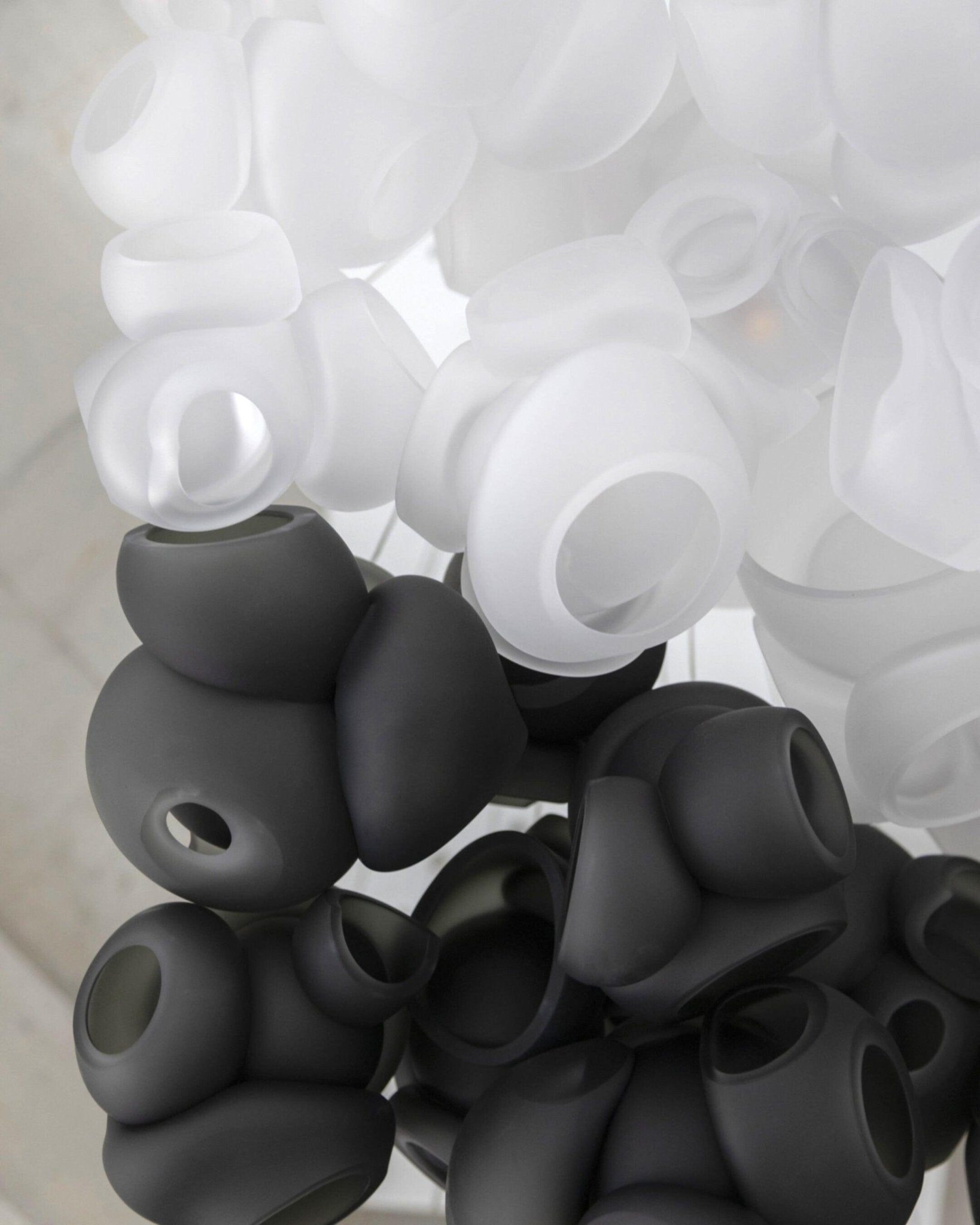 Zamarir Bubbles Cluster Glass Chandelier Staircase - Letslighting