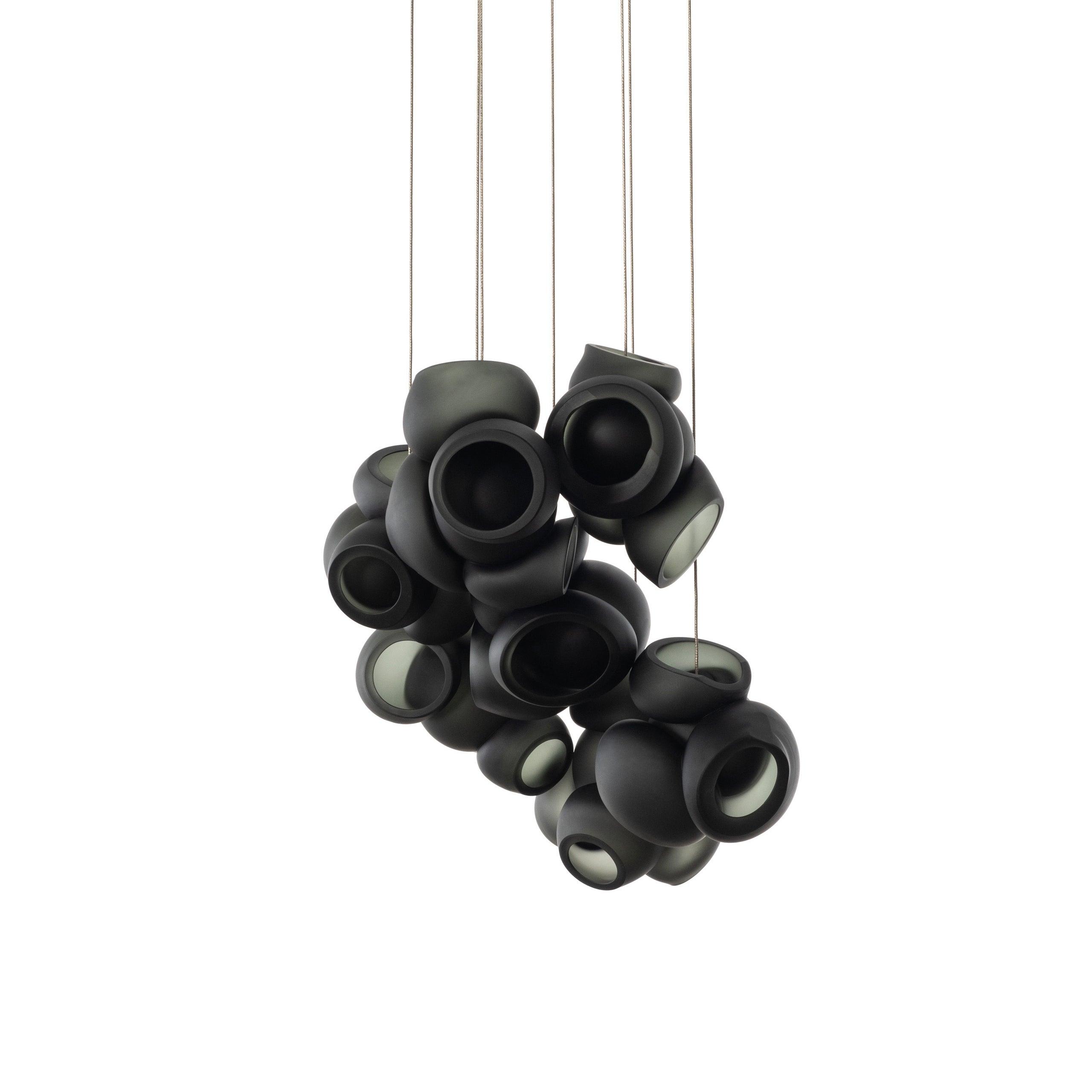 Zamarir Bubbles Cluster Glass Chandelier Staircase - Letslighting
