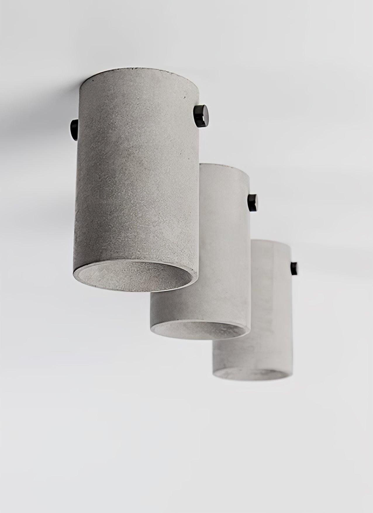 Aura Modern Minimalist Concrete Ceiling Lamp - Letslighting
