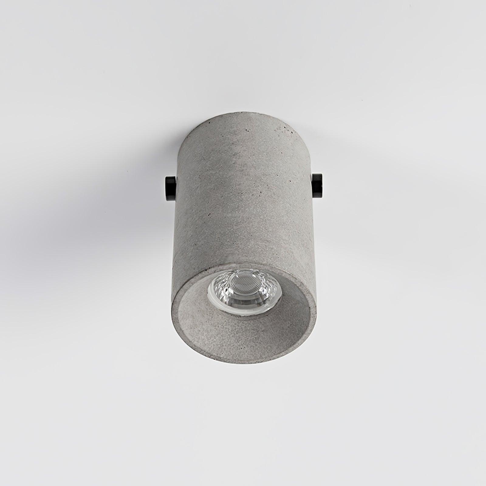 Aura Modern Minimalist Concrete Ceiling Lamp - Letslighting