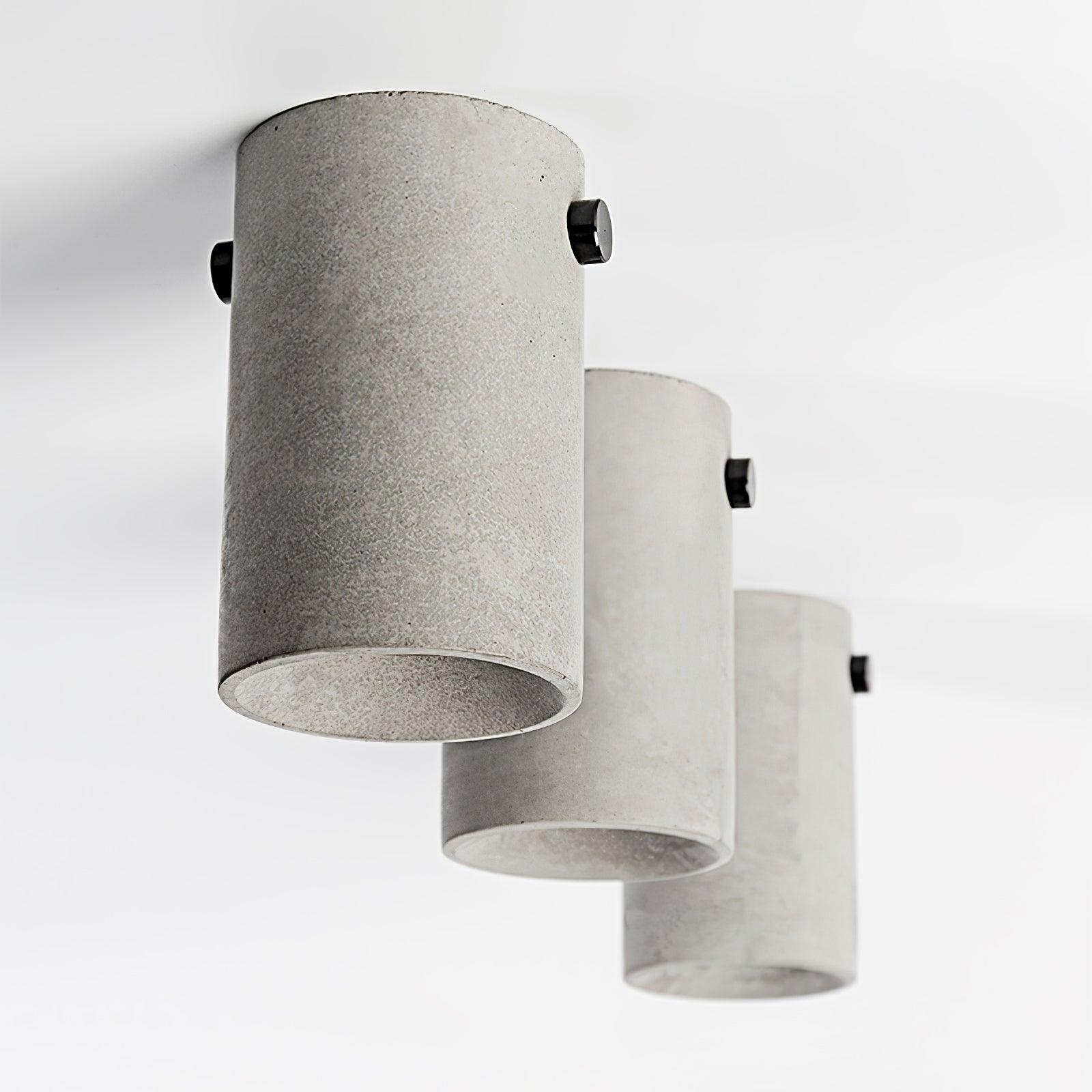 Aura Modern Minimalist Concrete Ceiling Lamp - Letslighting