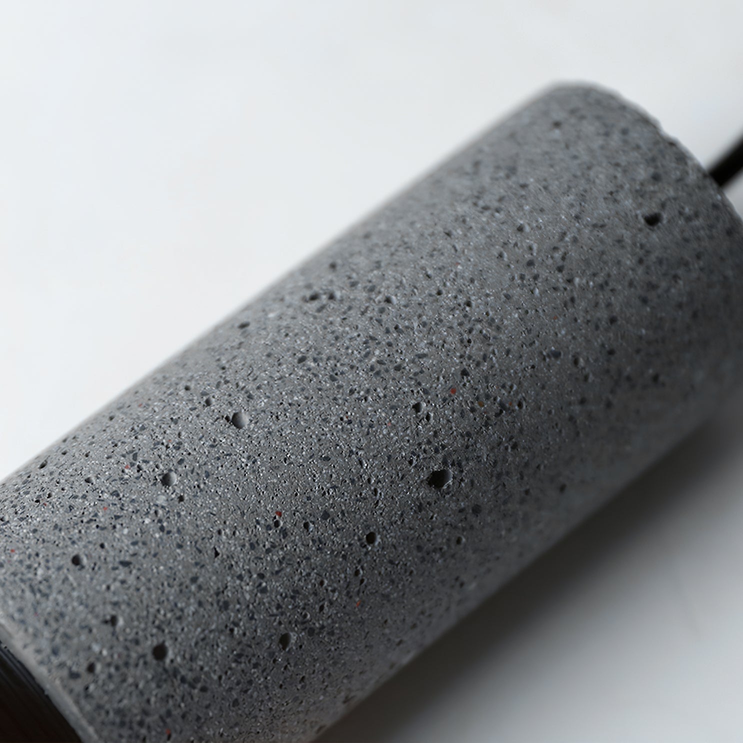 Arisha Industrial Cylindrical Pendant Light, Cement Wabi-Sabi - Letslighting