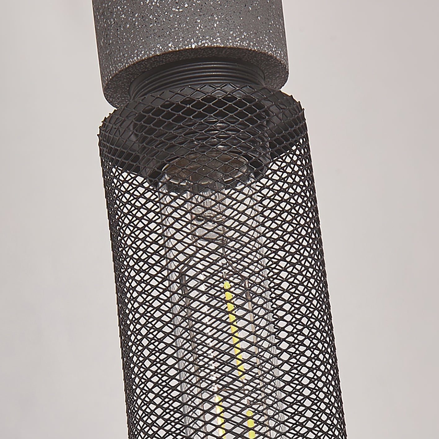 Arisha Industrial Cylindrical Pendant Light, Cement Wabi-Sabi - Letslighting
