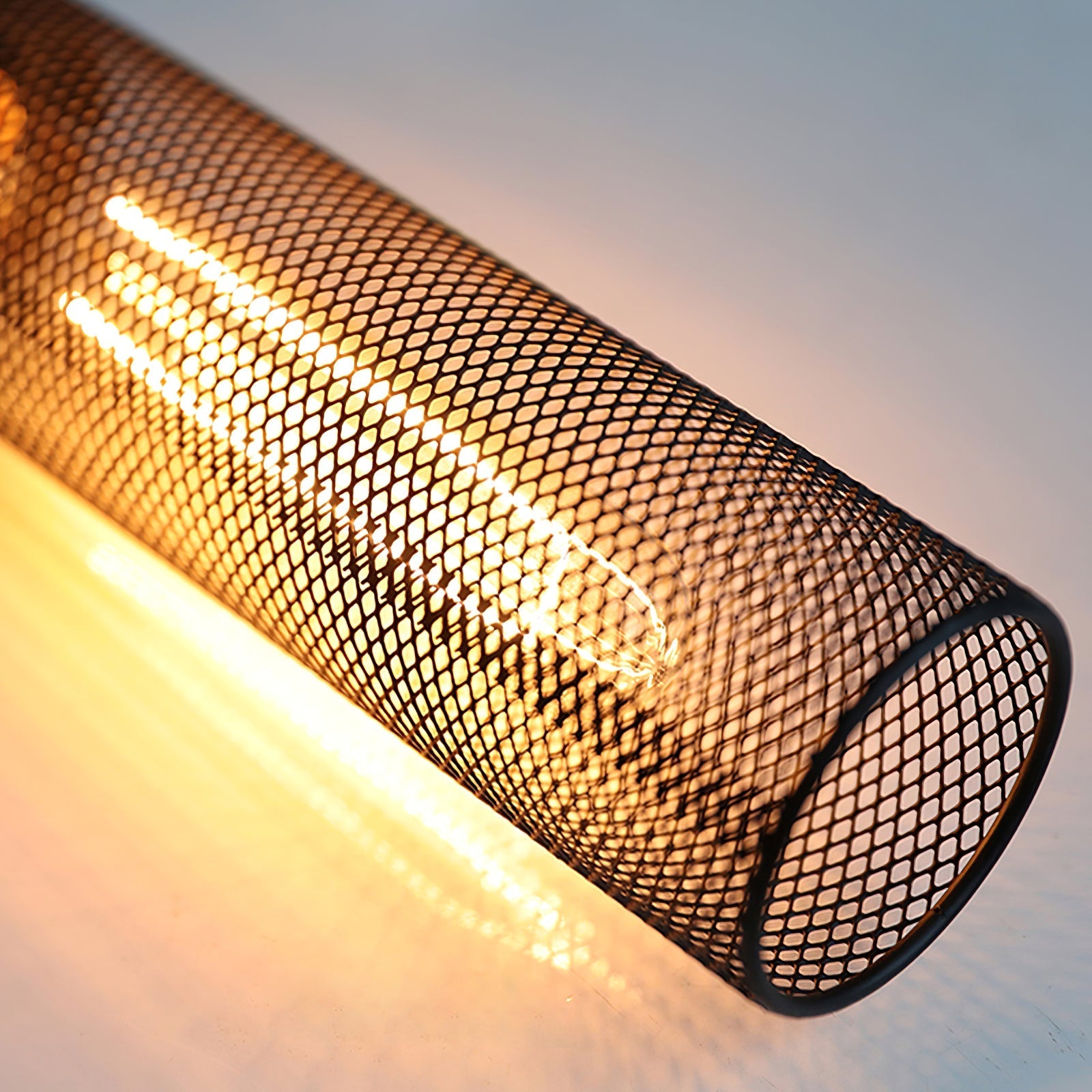 Arisha Industrial Cylindrical Pendant Light, Cement Wabi-Sabi - Letslighting