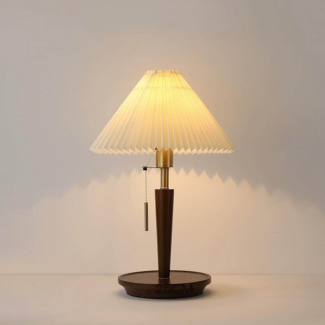 Novace Fabric Wood Table Lamp - Letslighting