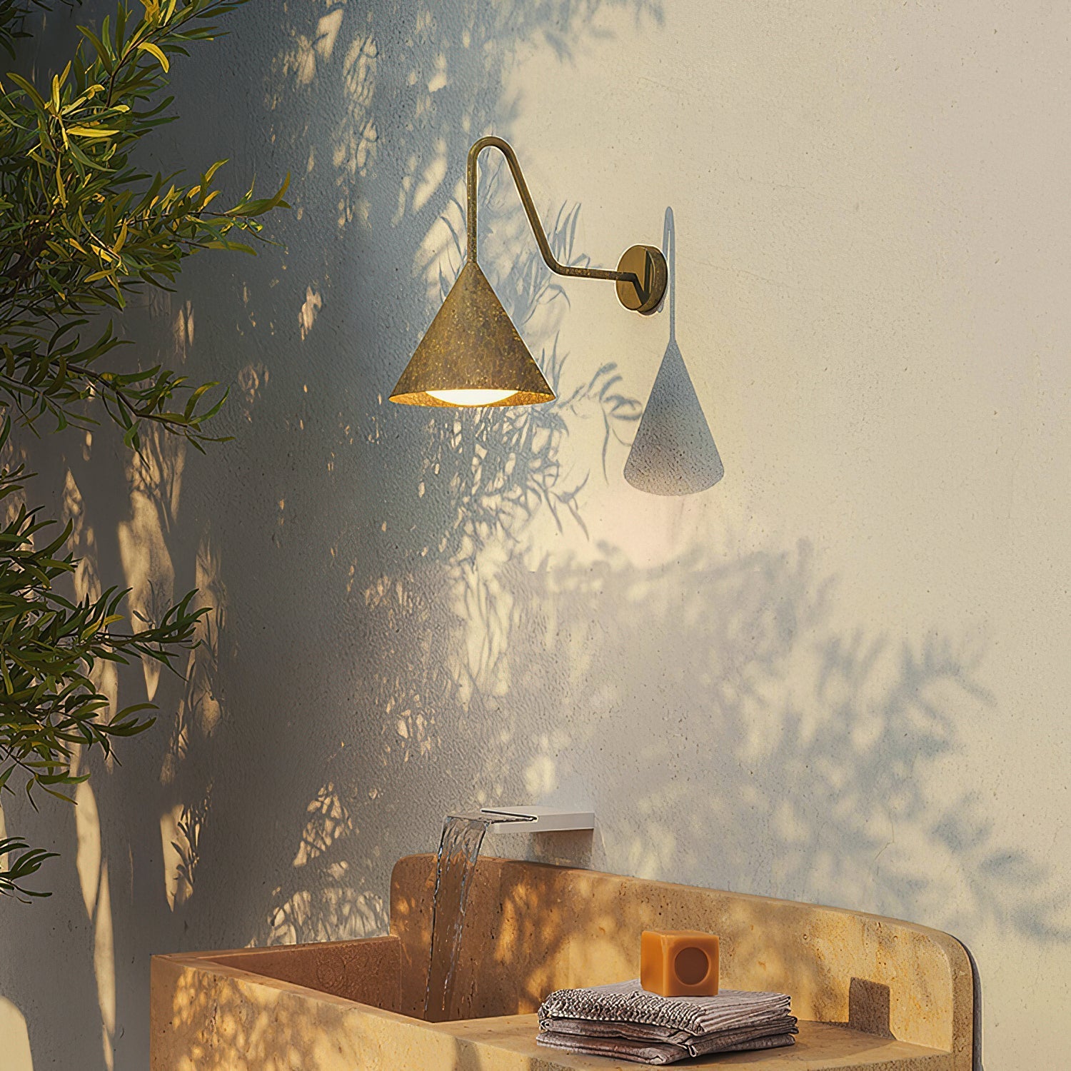 Whorl Vintage Industrial Acrylic Wall Lamp - Letslighting