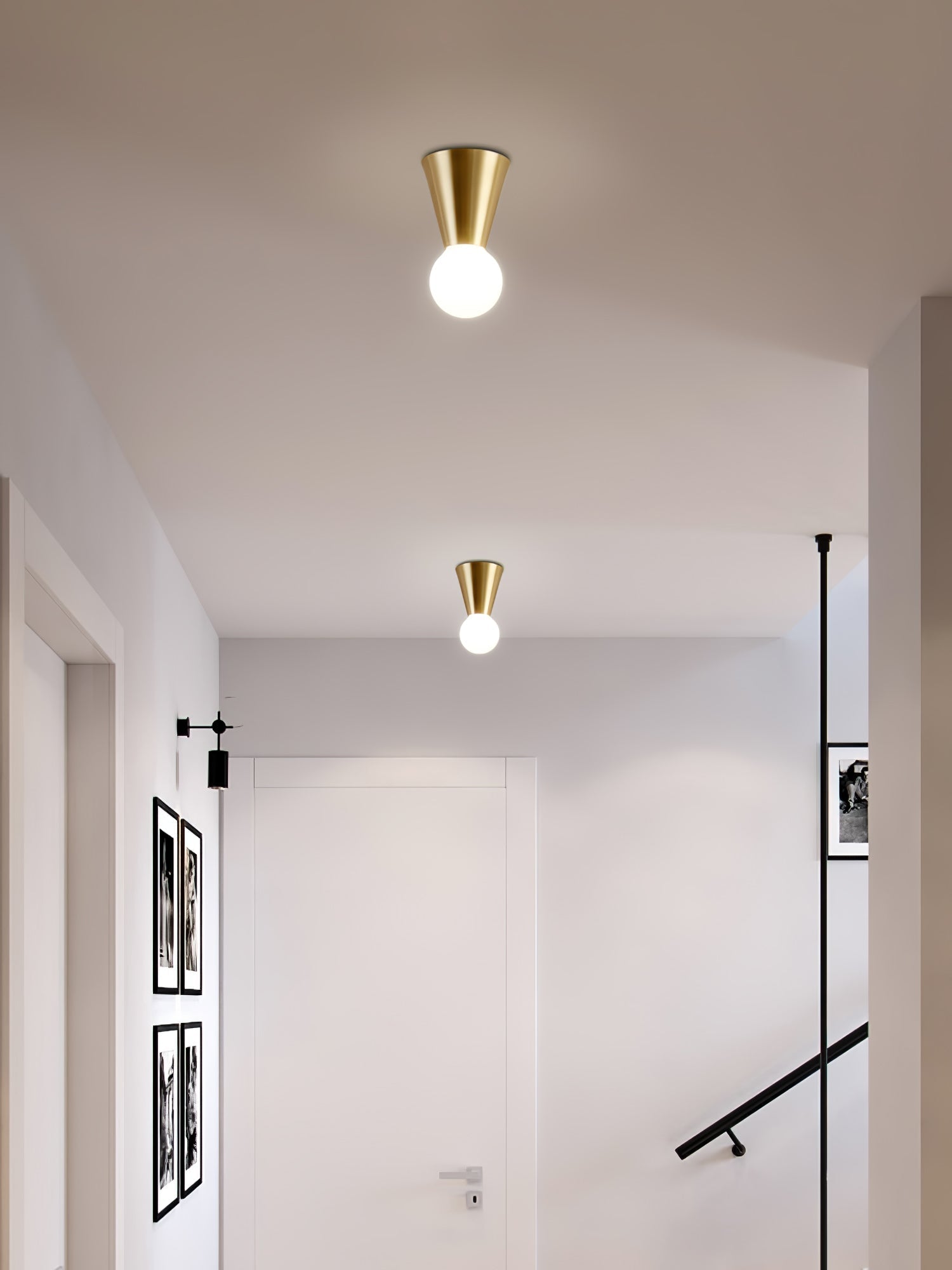 Nycareth Modern Minimalist Glass Ceiling Lamp - Letslighting