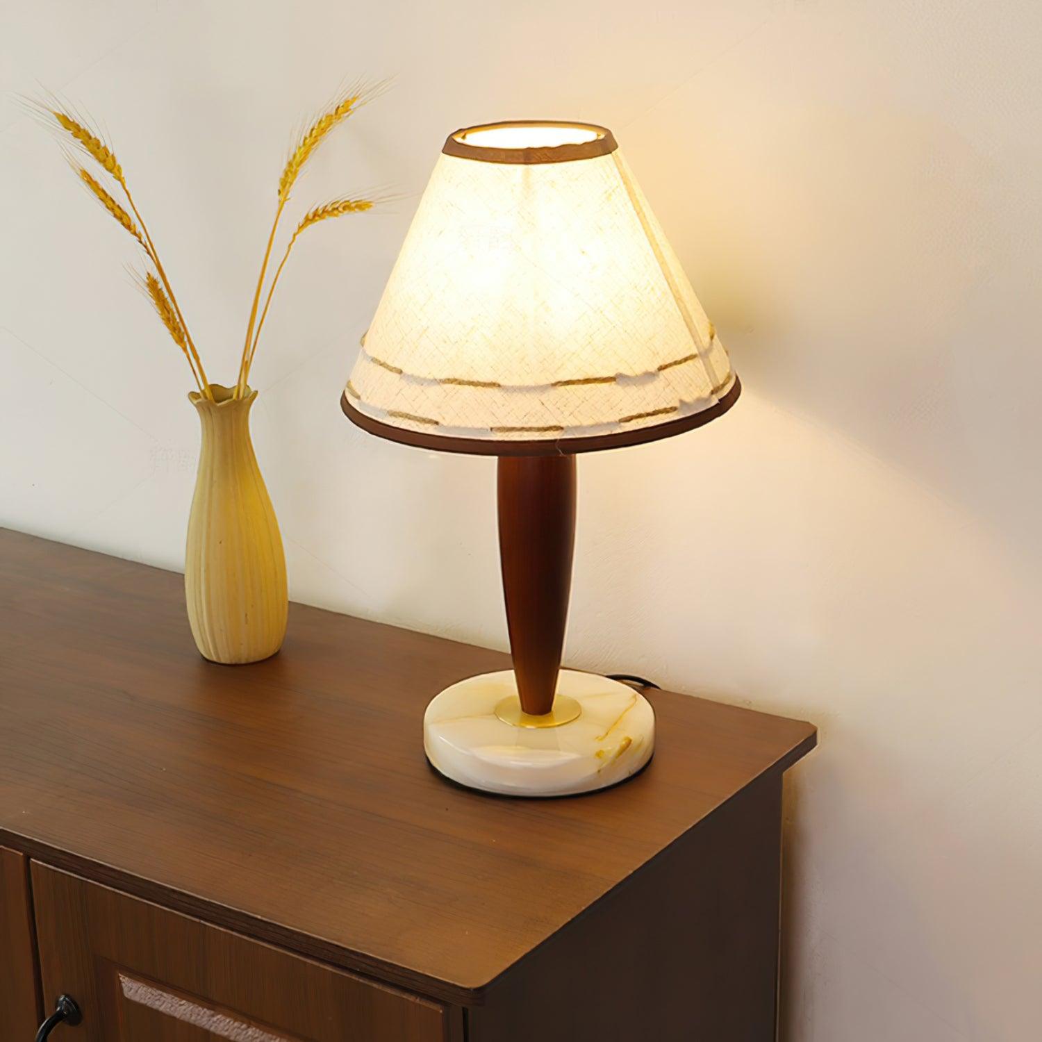 Taylor Vintage Fabric Table Lamp - Letslighting