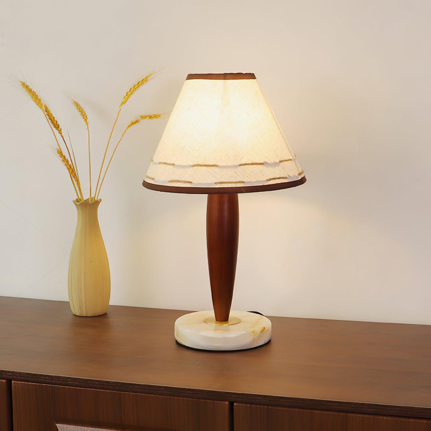 Taylor Vintage Fabric Table Lamp - Letslighting