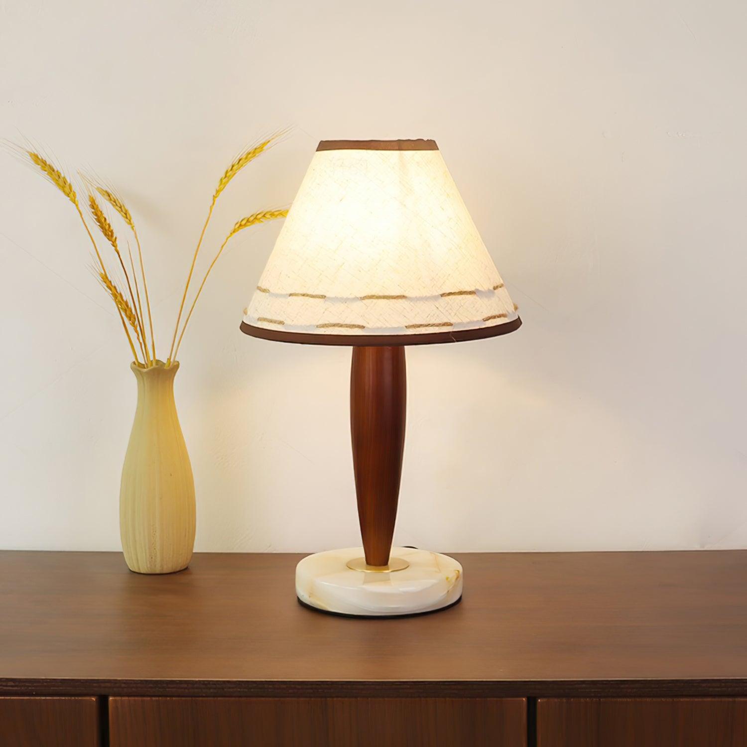Taylor Vintage Fabric Table Lamp - Letslighting