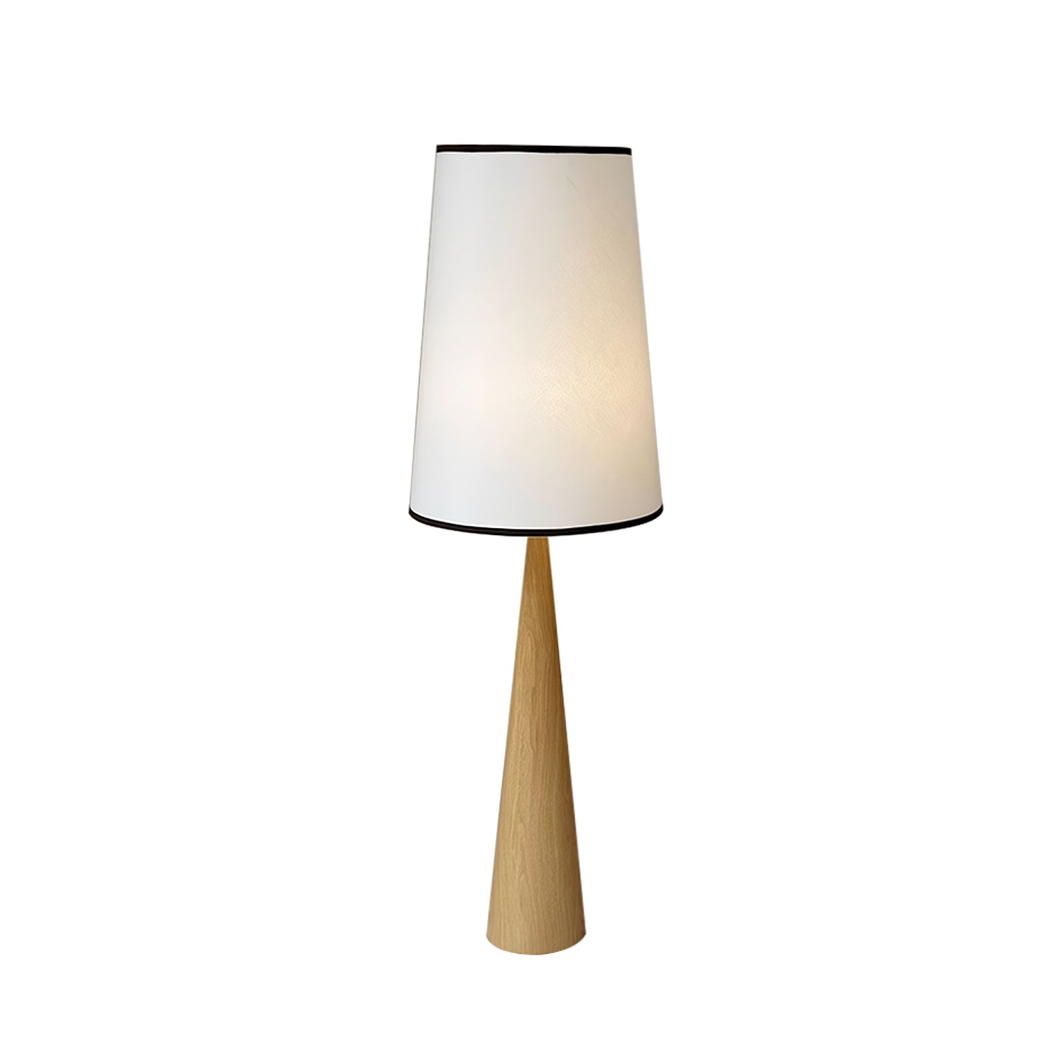 ConeLite Minimalist Wood Conical Floor Lamp - Letslighting