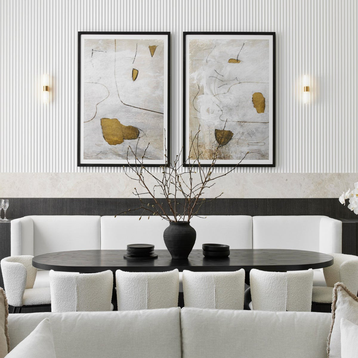 Alight Modern Minimalist Alabaster Wall Lamp - Letslighting