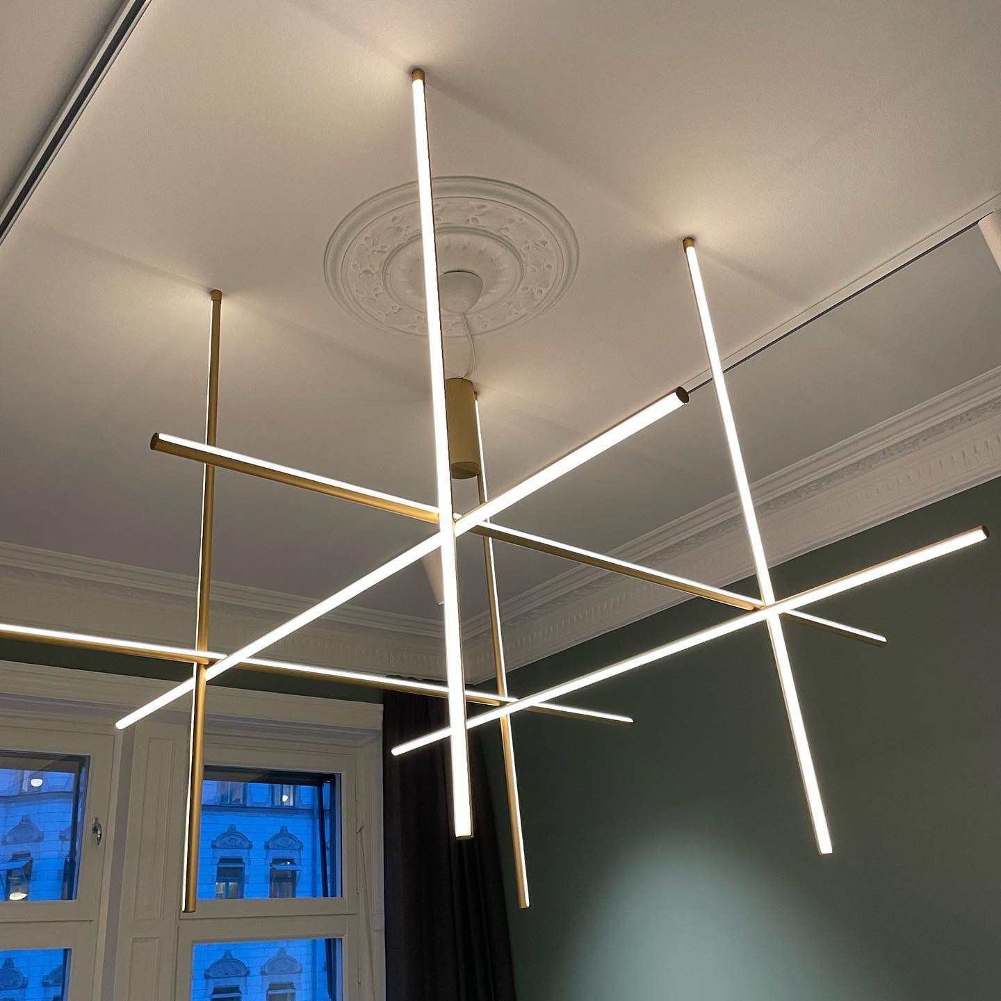 Breeze Modern Minimalist Classic Copper Chandelier - Letslighting