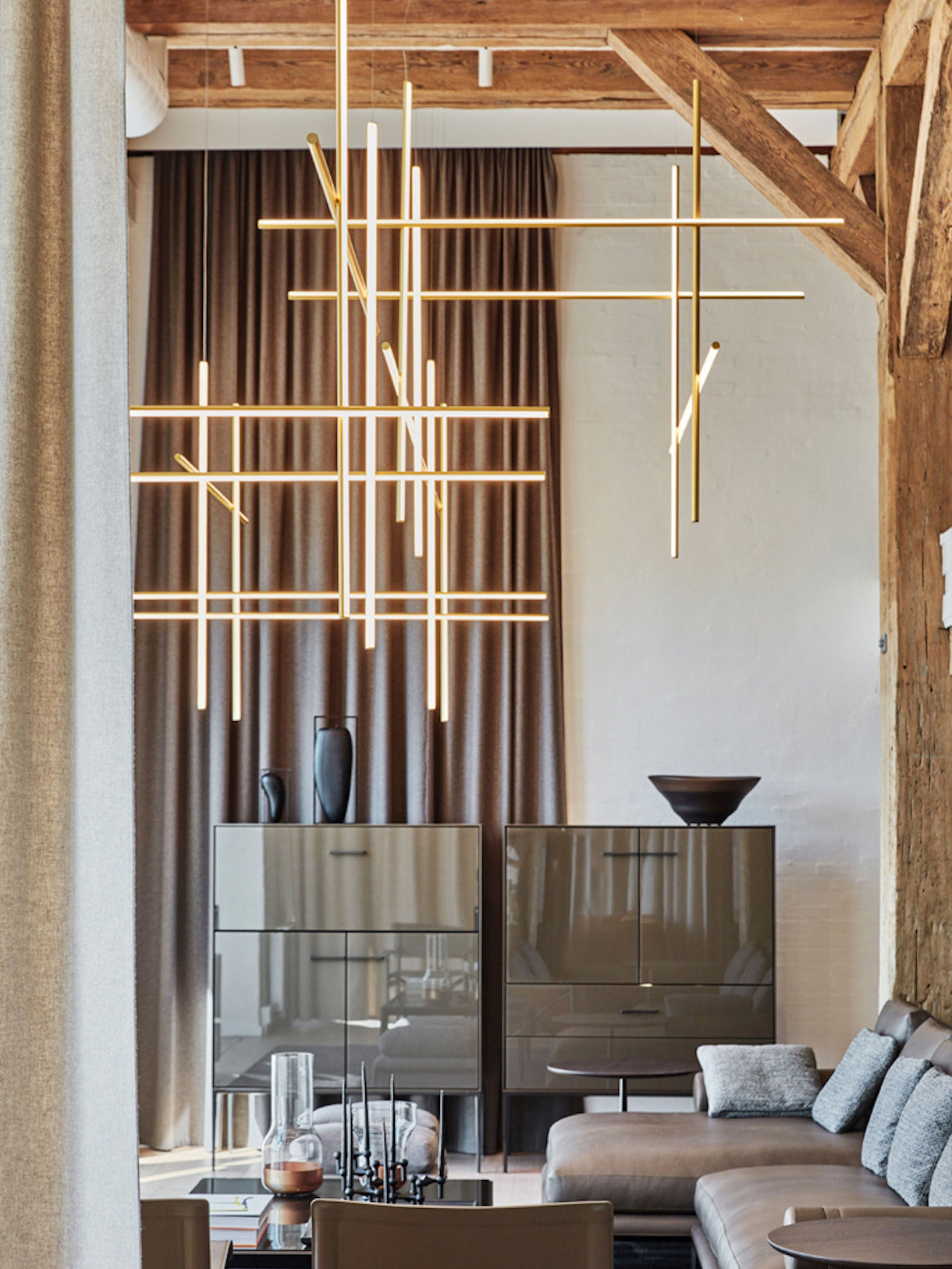 Breeze Modern Minimalist Classic Copper Chandelier - Letslighting