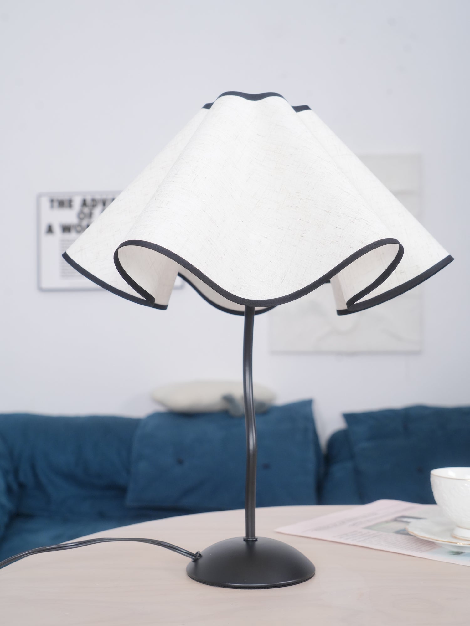 Luminova Fabric Artistic Table Lamp - Letslighting