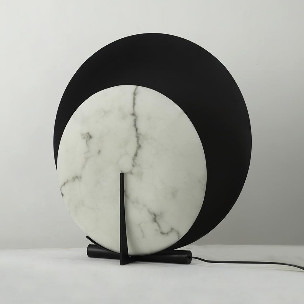 Zorinisra Half Moon Alabaster Table Lamp - Letslighting