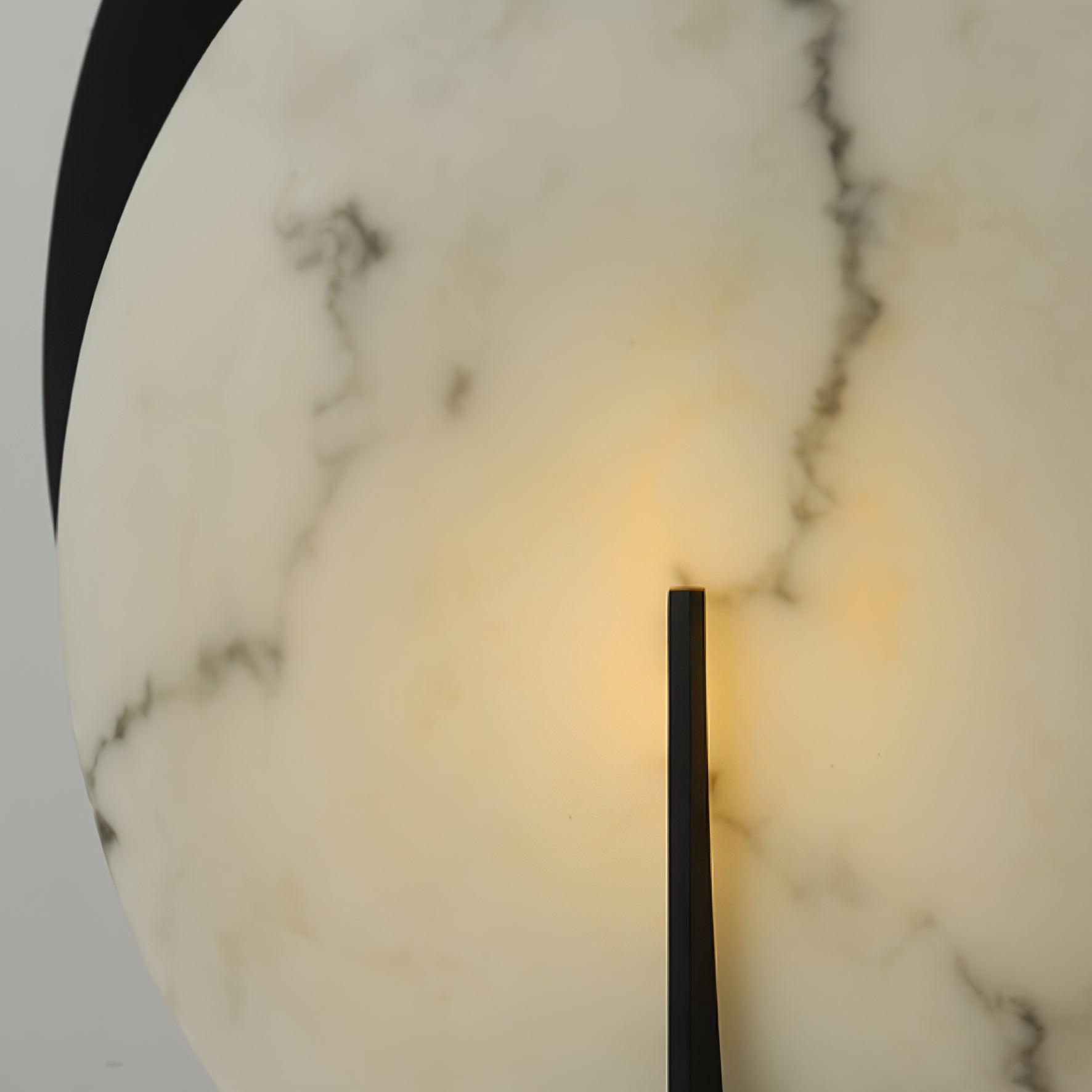 Zorinisra Half Moon Alabaster Table Lamp - Letslighting