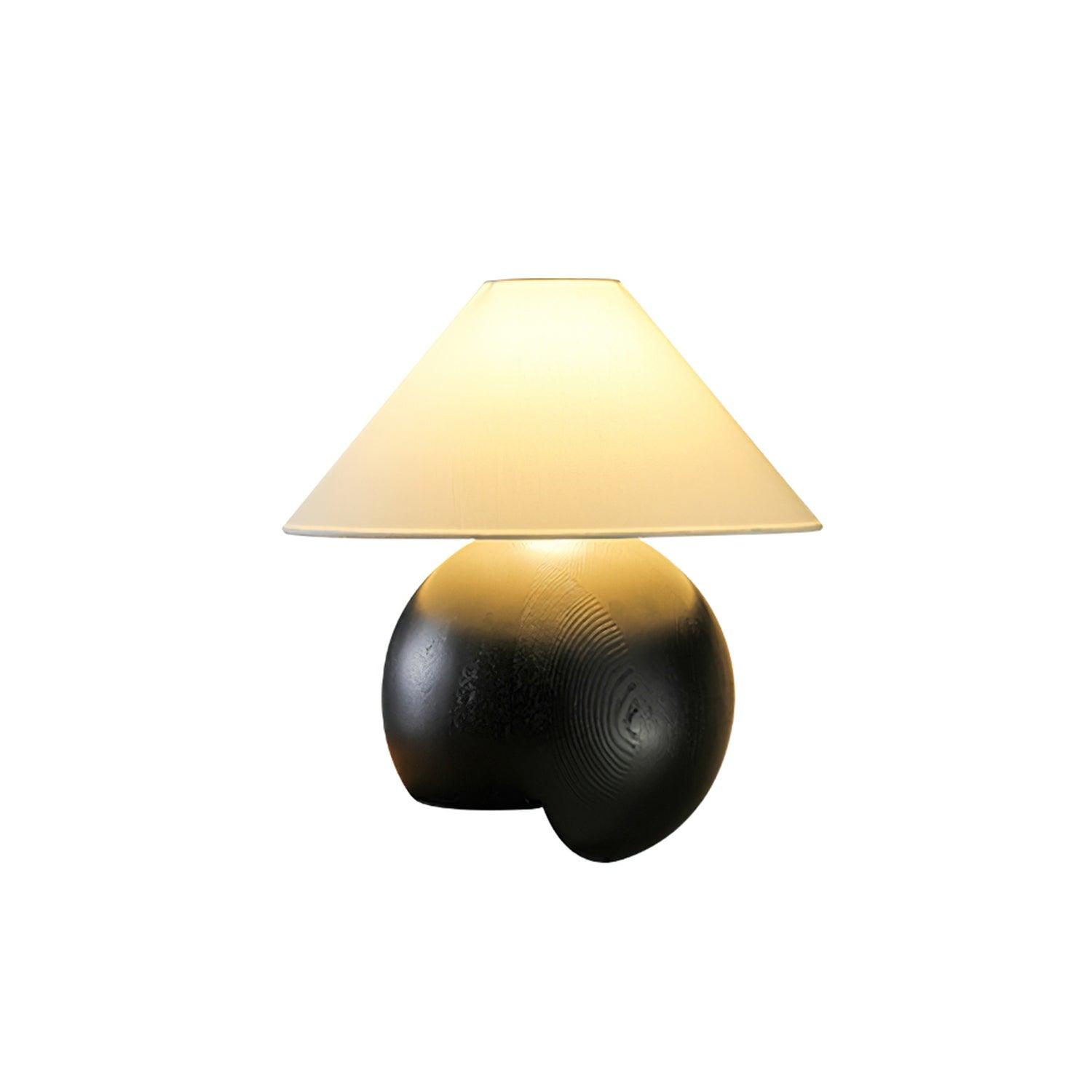Halise Wood Organic Table Lamp - Letslighting