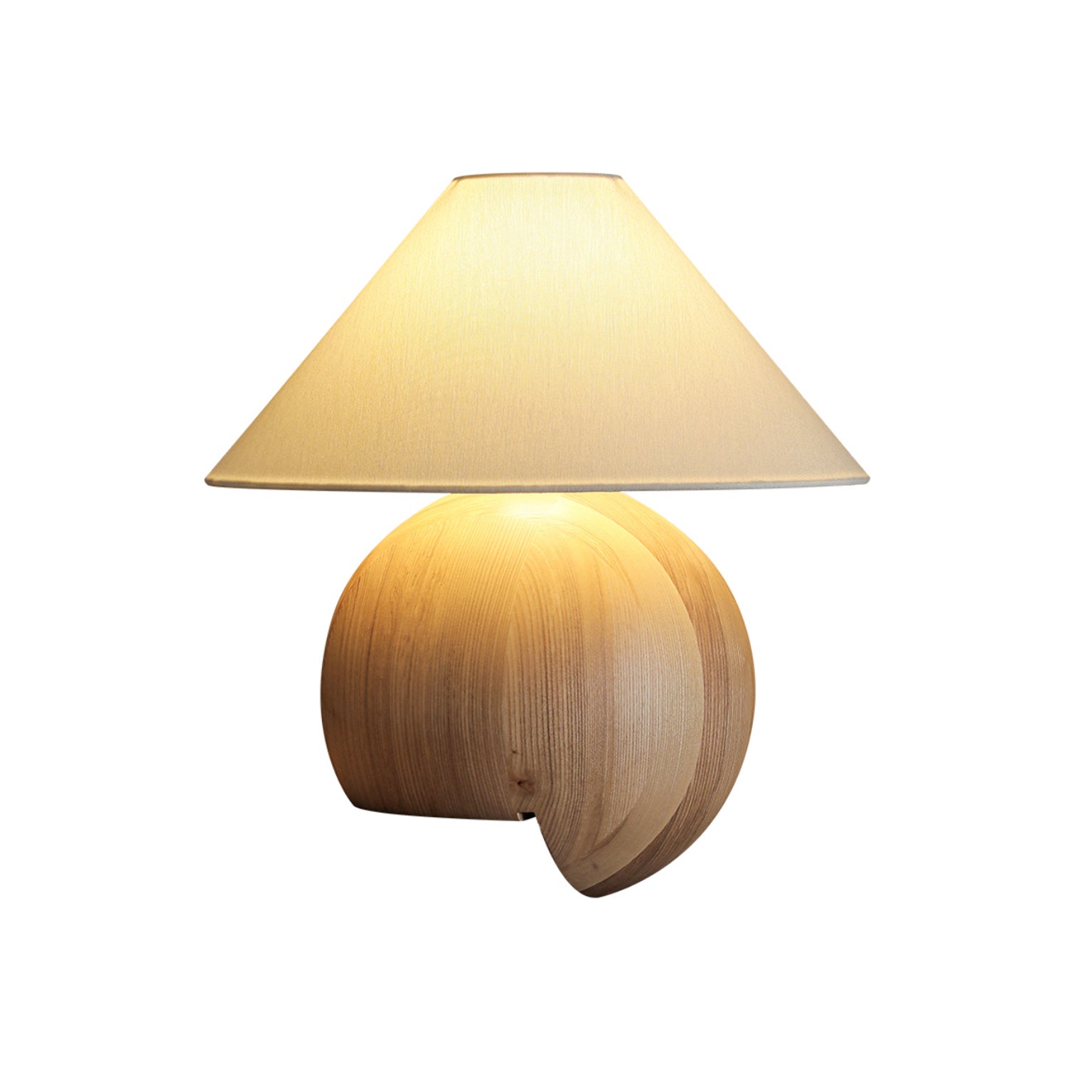 Halise Wood Organic Table Lamp - Letslighting