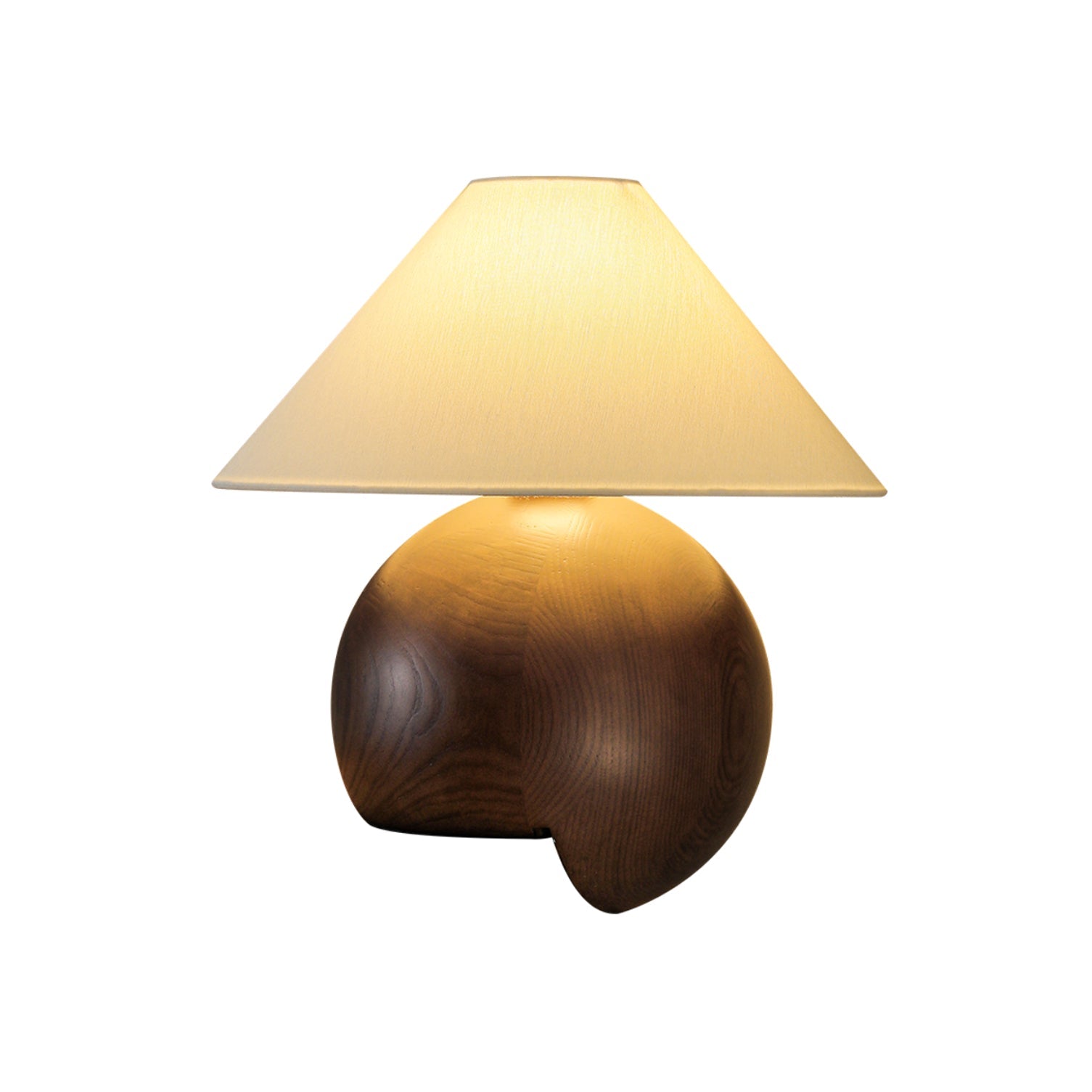 Halise Wood Organic Table Lamp - Letslighting