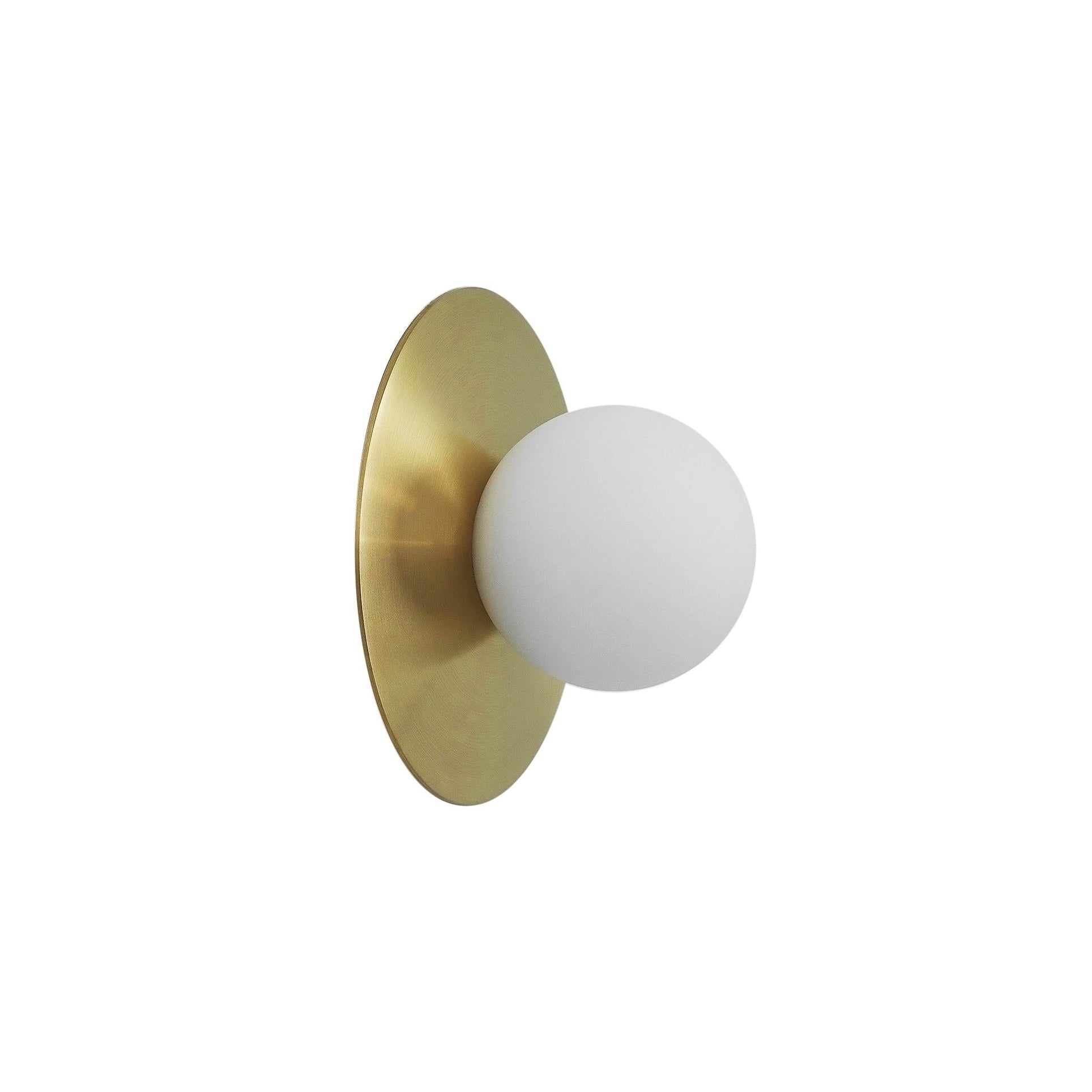 Haze Modern Minimalist Round Glass Wall Lamp - Letslighting