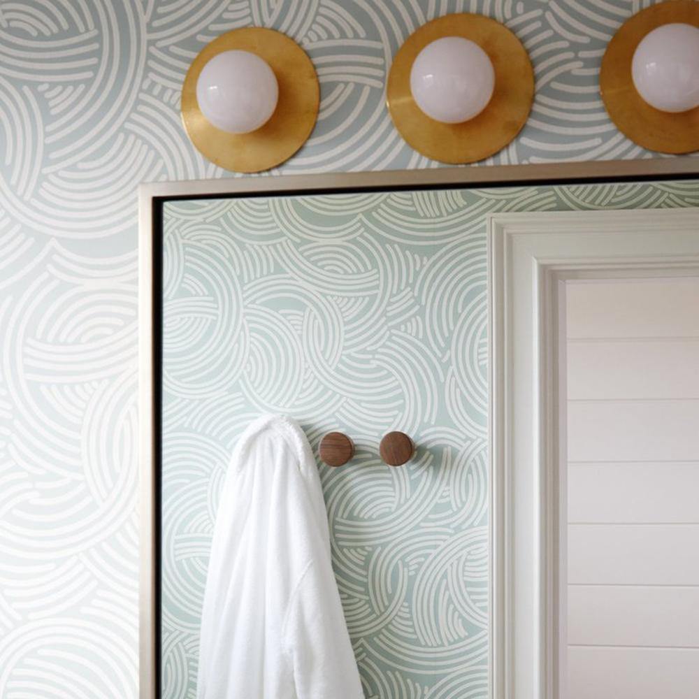 Haze Modern Minimalist Round Glass Wall Lamp - Letslighting